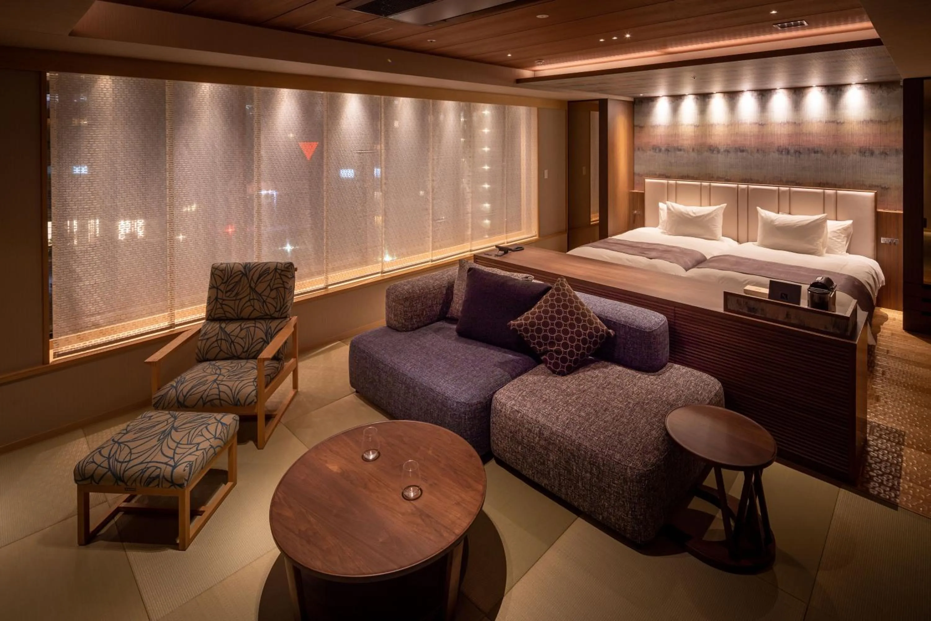 Living room, Bed in Hotel Wakamizu