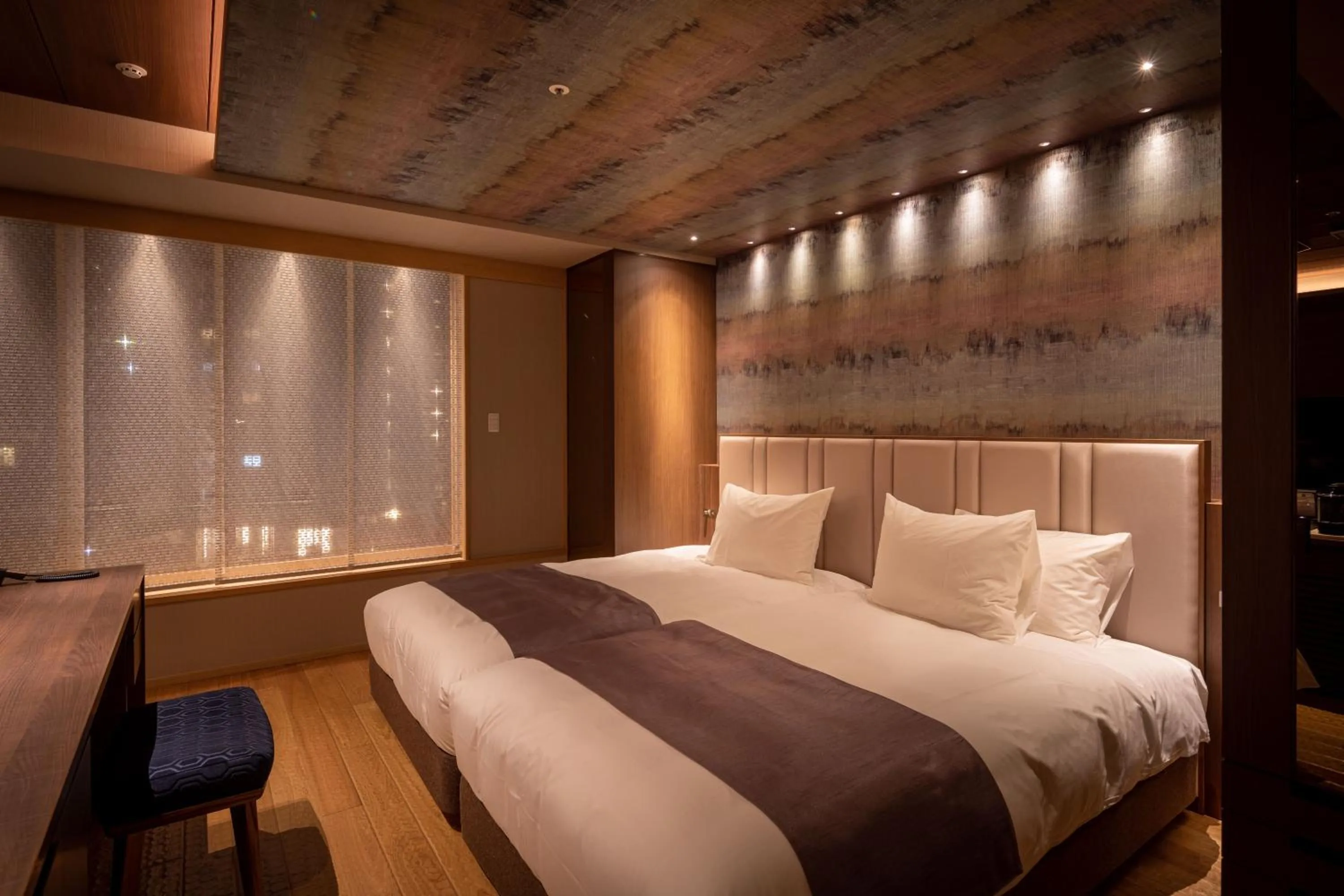 Bed in Hotel Wakamizu