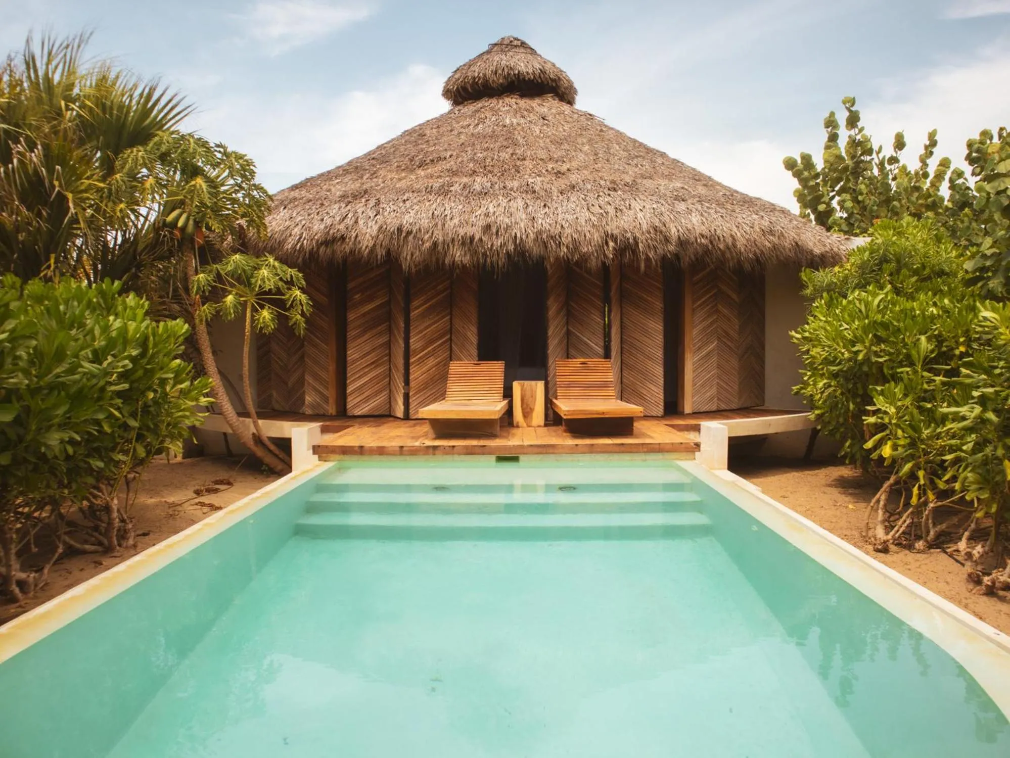 Pool view in Aldea Mizúl - Beach Front - Adults Only