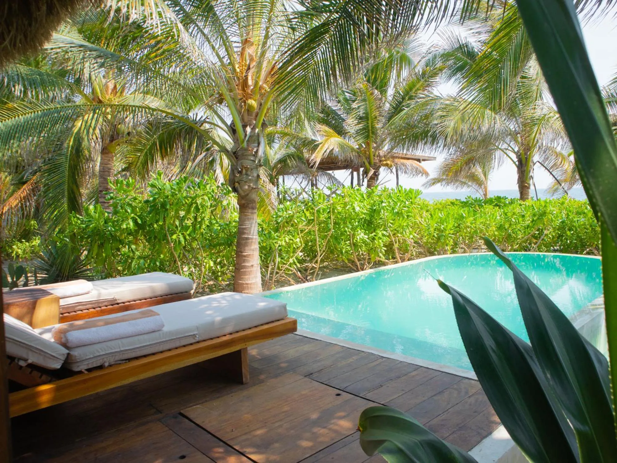 Pool view in Aldea Mizúl - Beach Front - Adults Only