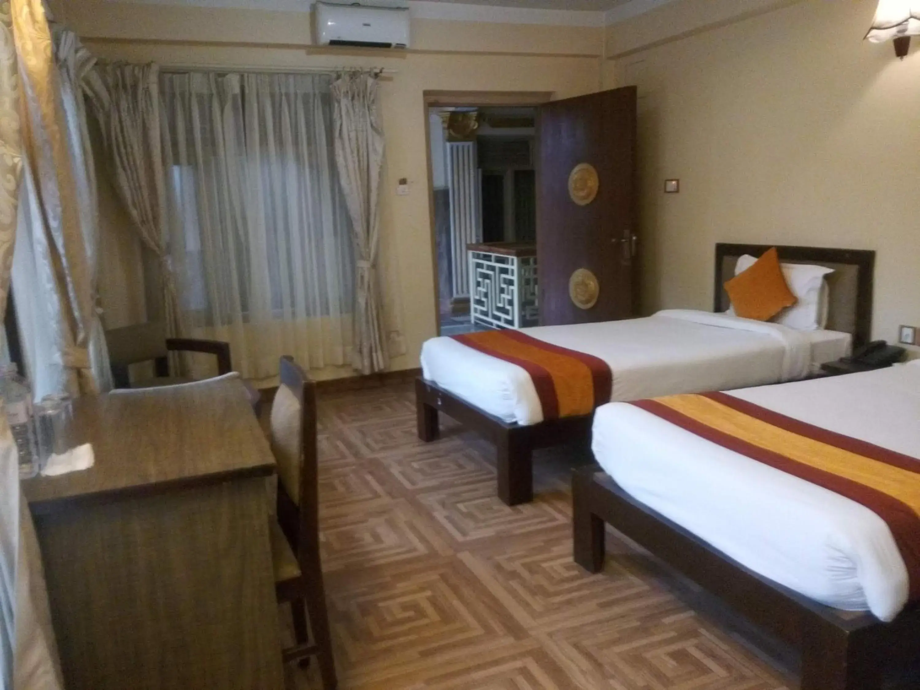 View (from property/room), Bed in Boudha Stupa View Guest House View (from property/room), Bed in Boudha Stupa View Guest House