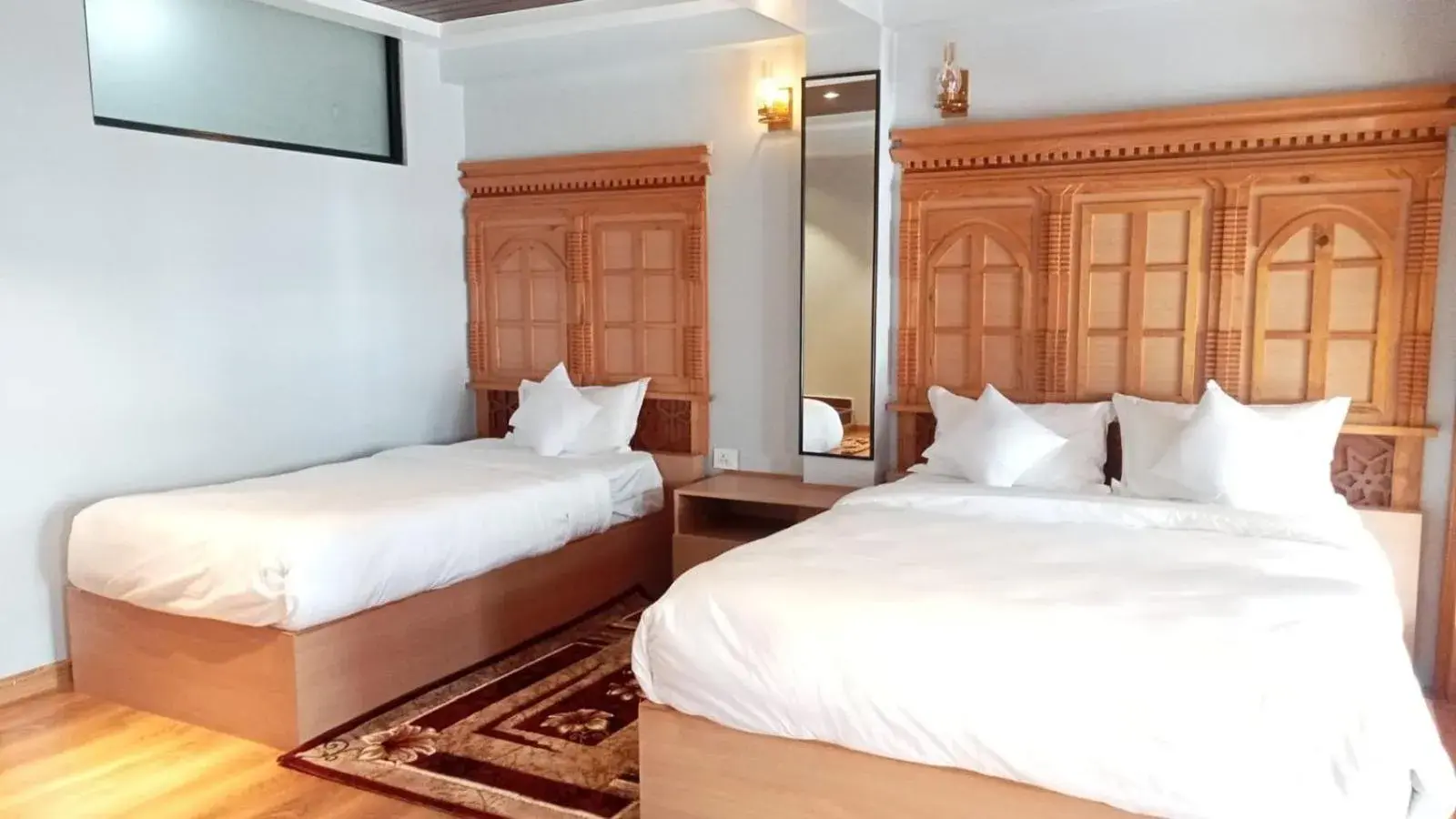 Bed in Boudha Stupa View Guest House Bed in Boudha Stupa View Guest House