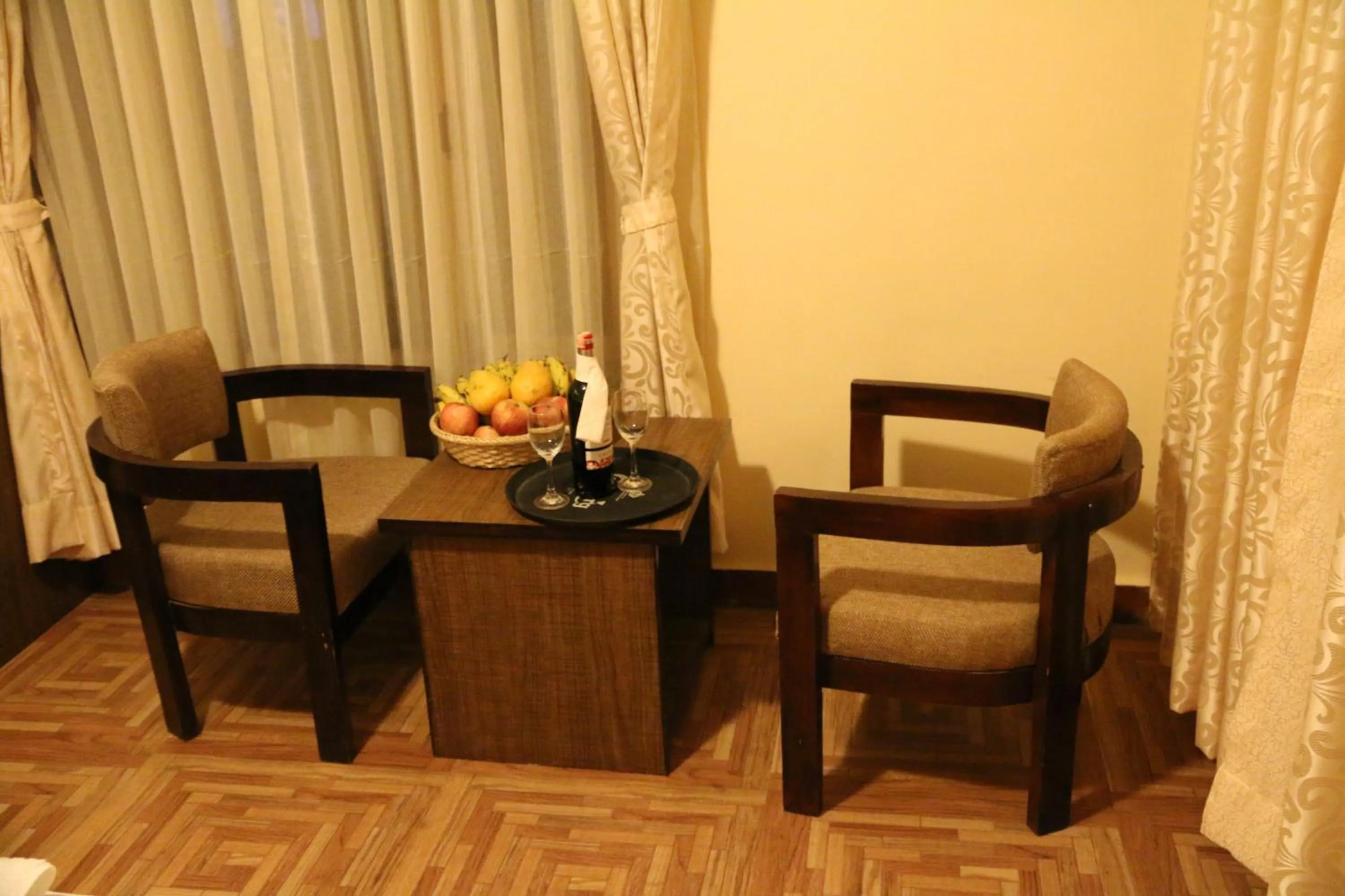 Dining area in Boudha Stupa View Guest House