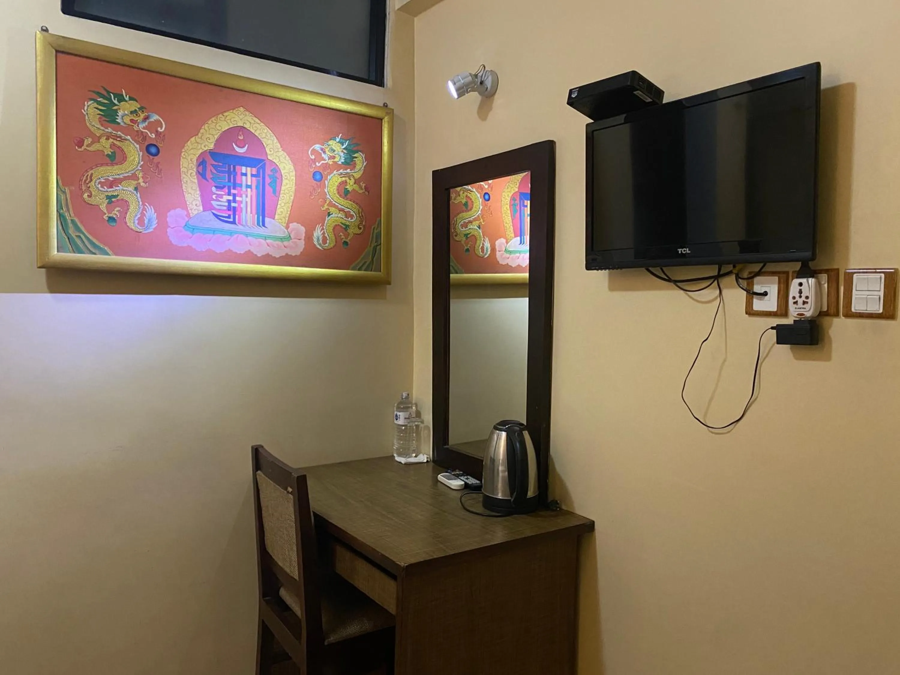 TV and multimedia in Boudha Stupa View Guest House
