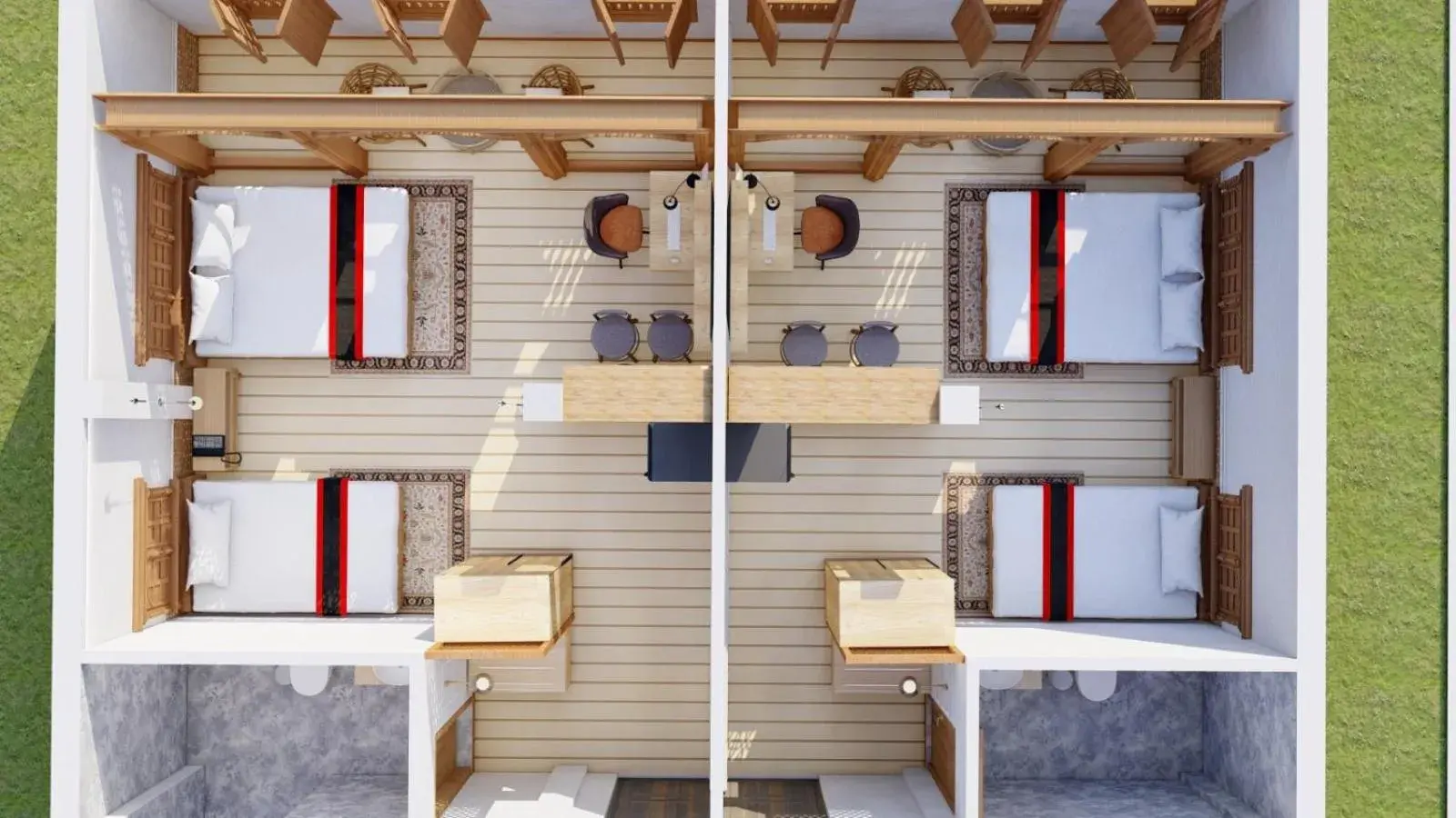 Bed in Boudha Stupa View Guest House Bed in Boudha Stupa View Guest House