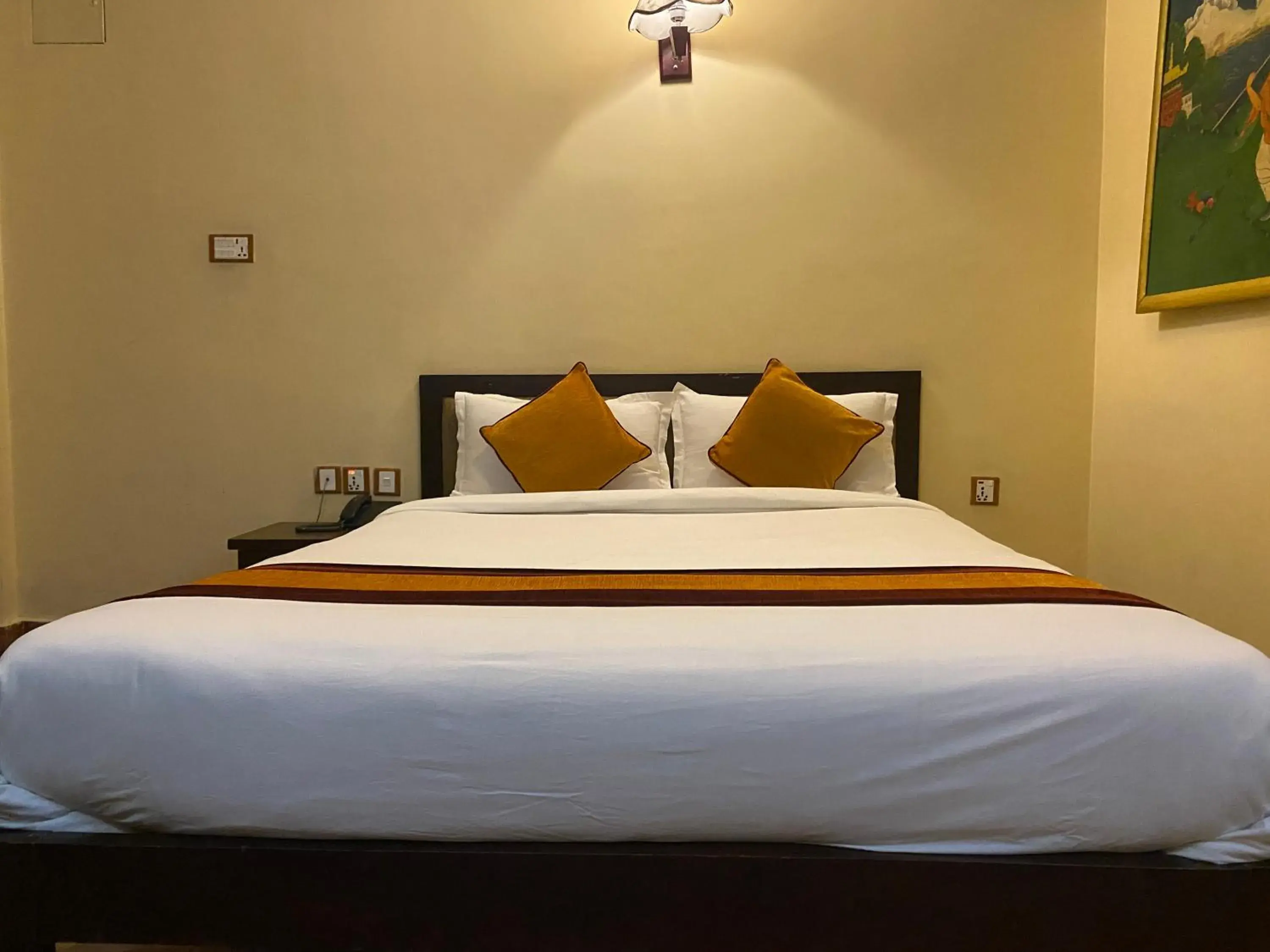 Bed in Boudha Stupa View Guest House Bed in Boudha Stupa View Guest House