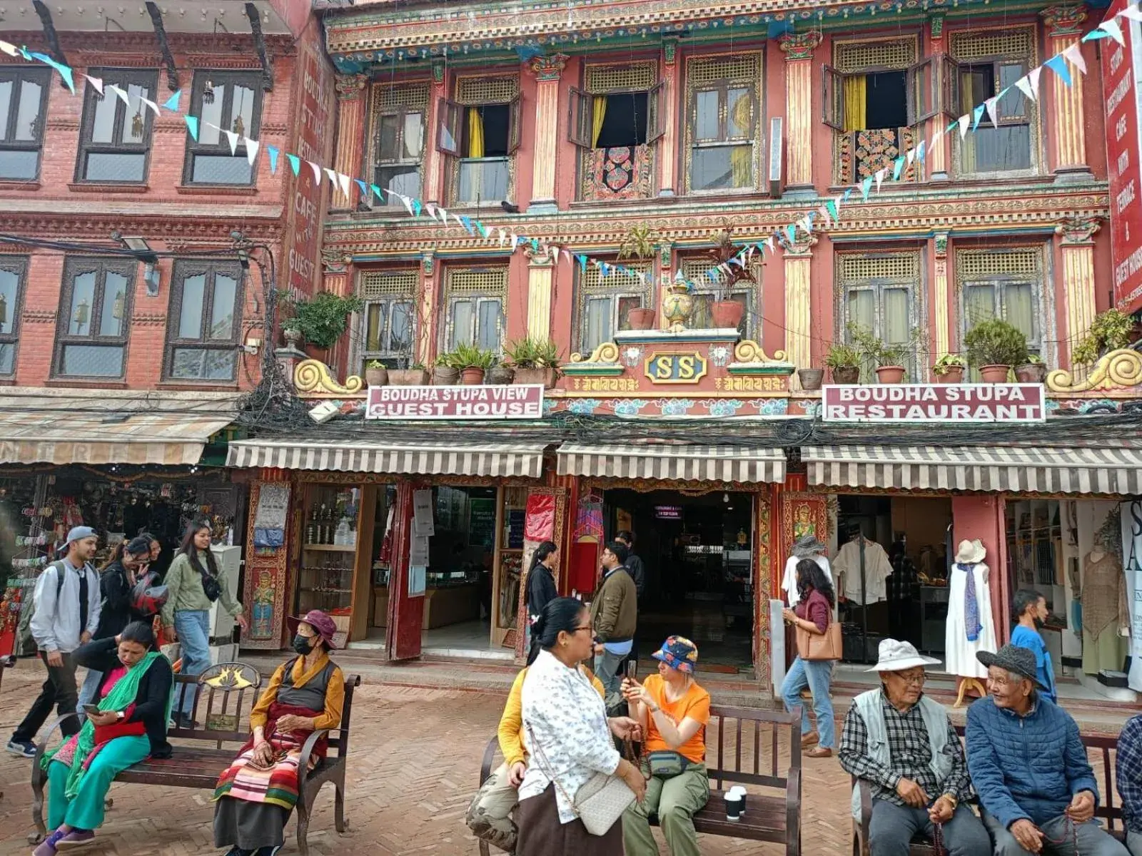 Property building in Boudha Stupa View Guest House Property building in Boudha Stupa View Guest House