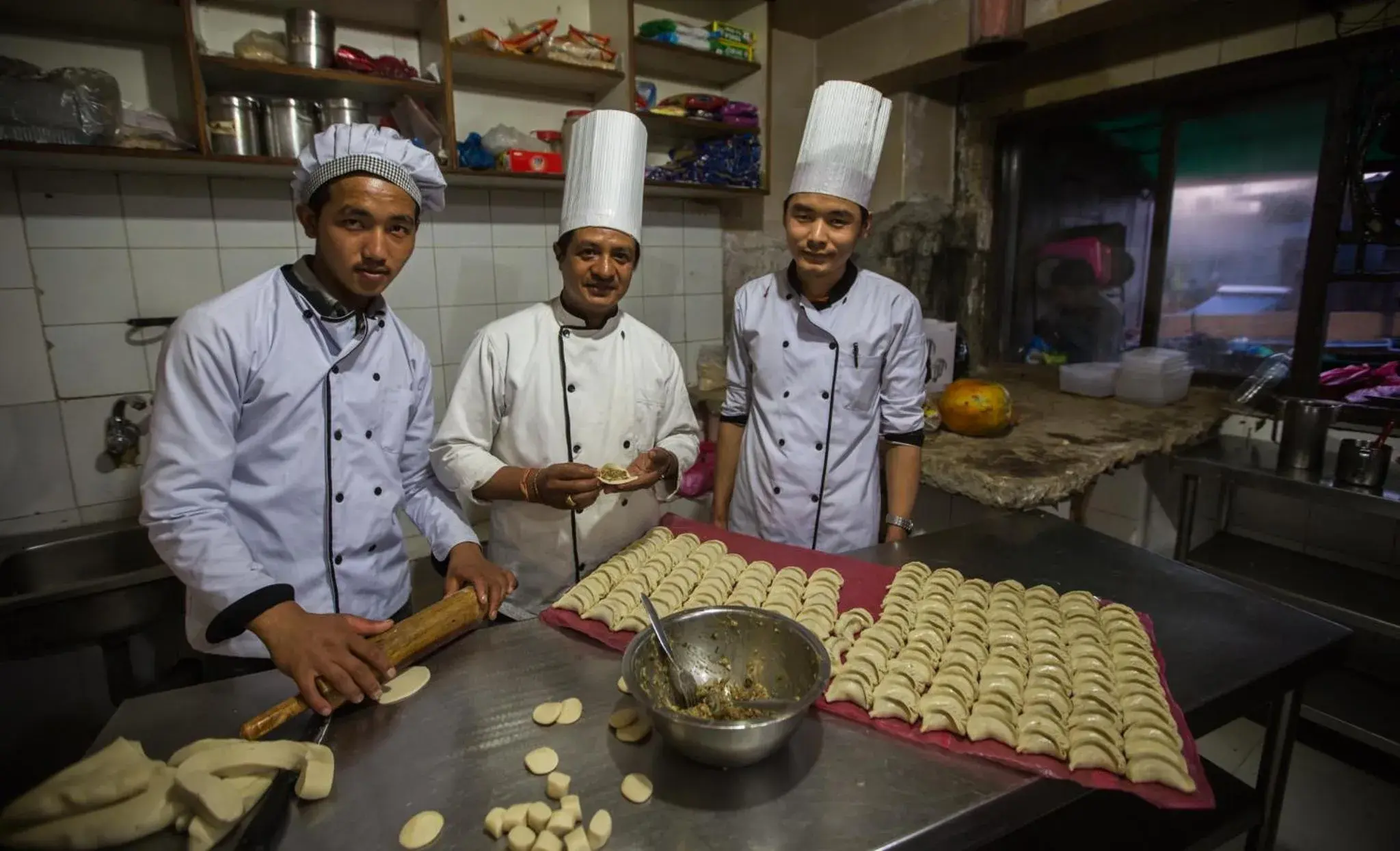 Staff in Boudha Stupa View Guest House Staff in Boudha Stupa View Guest House