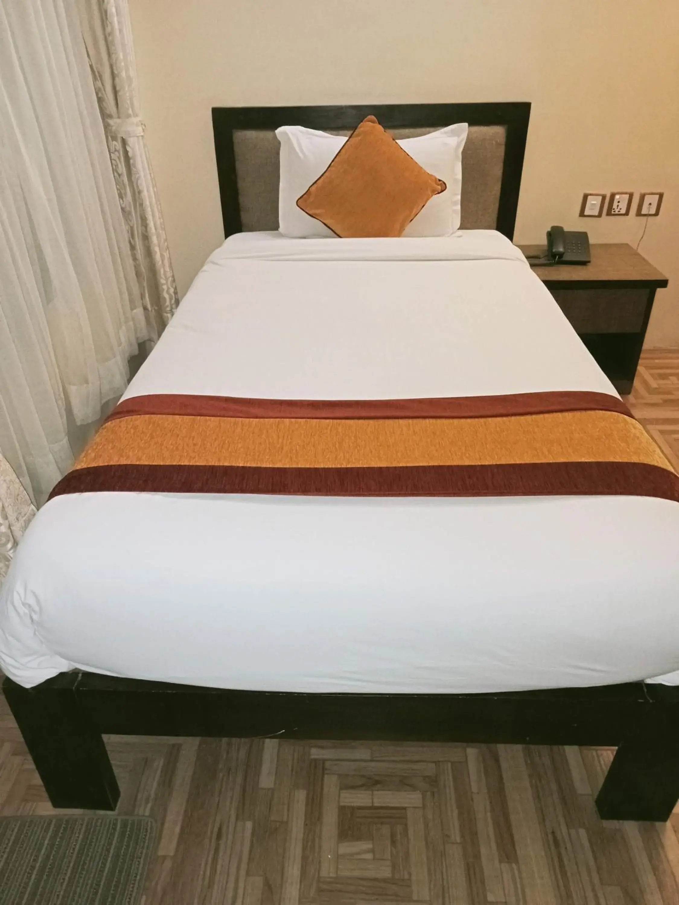 Bed in Boudha Stupa View Guest House Bed in Boudha Stupa View Guest House