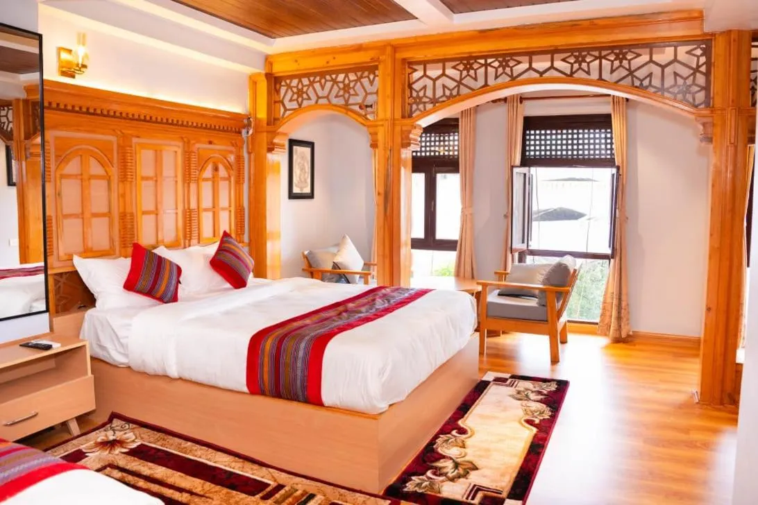 Bedroom, Bed in Boudha Stupa View Guest House