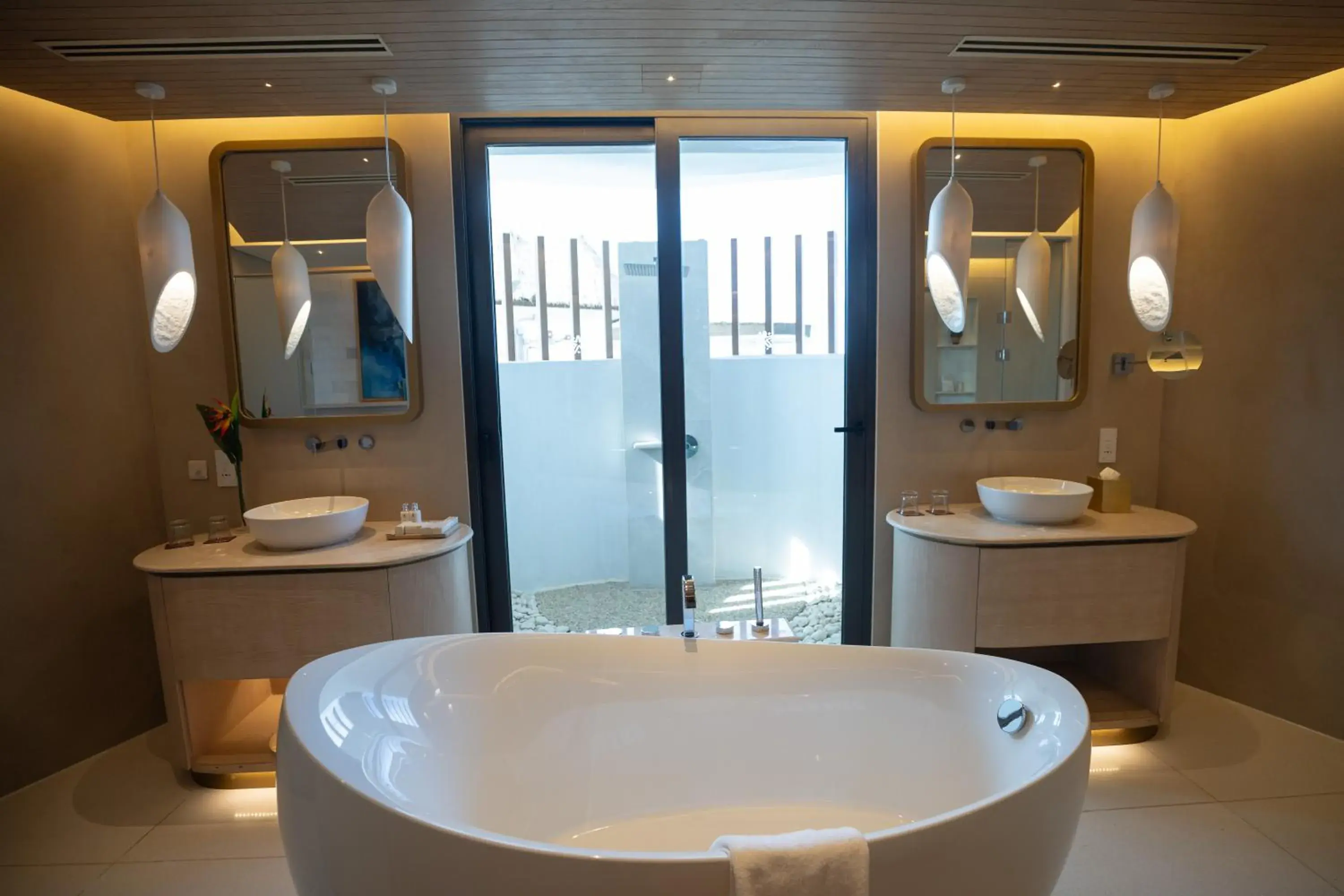 Bathroom in Tawila Island Resort Bathroom in Tawila Island Resort