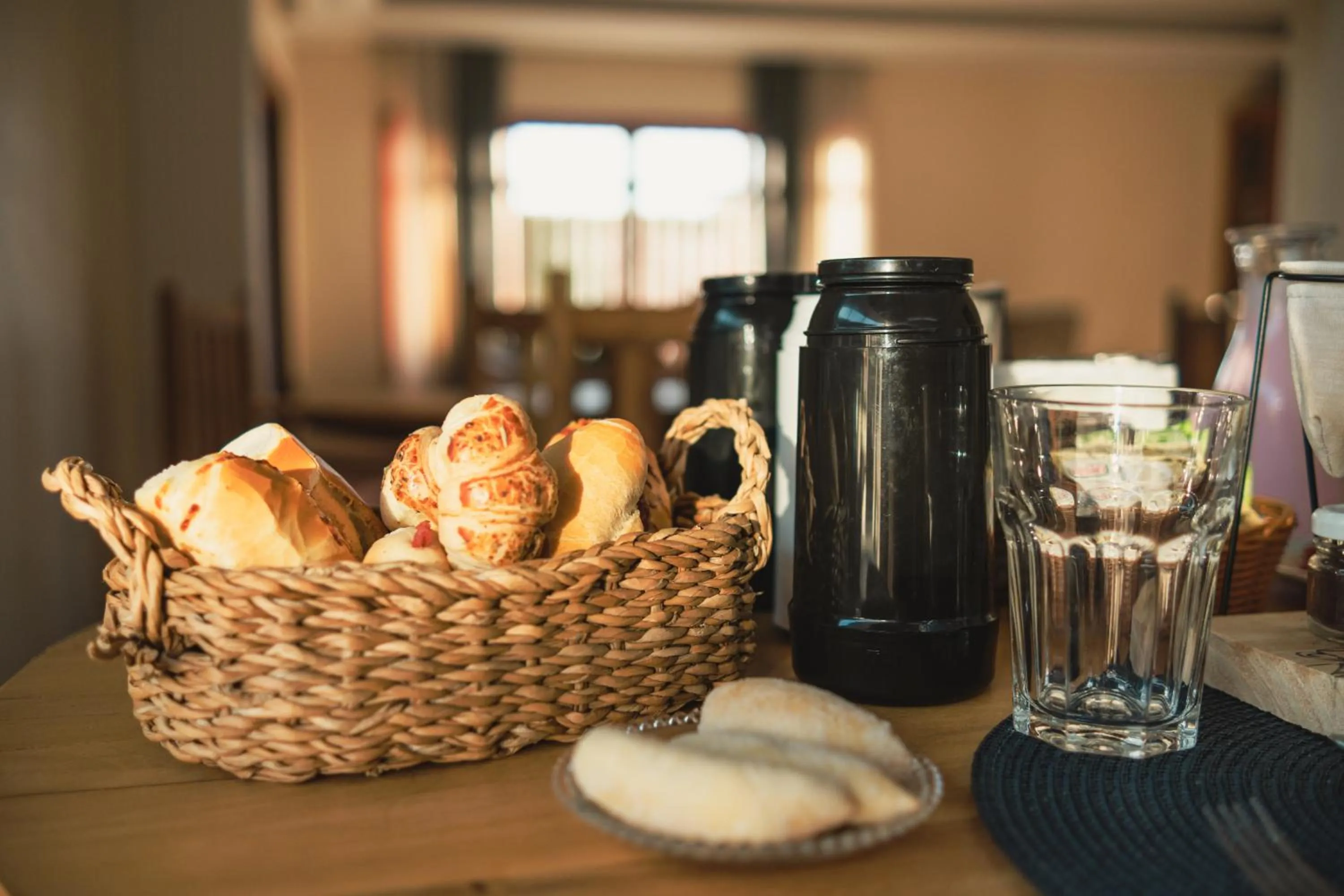 Continental breakfast in Recanto Ninho Verde Village