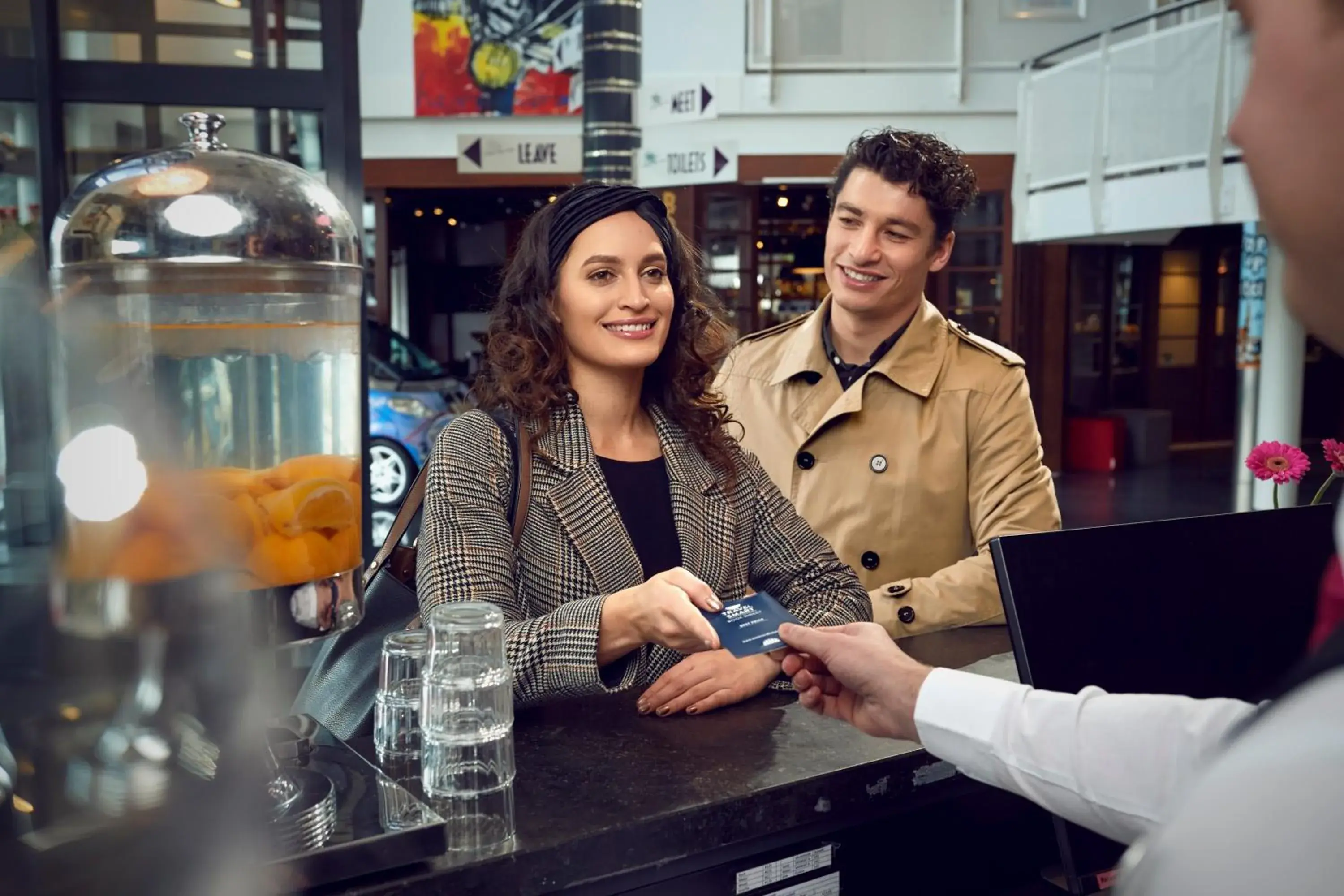 Lobby or reception in WestCord Art Hotel Amsterdam 4 stars Lobby or reception in WestCord Art Hotel Amsterdam 4 stars