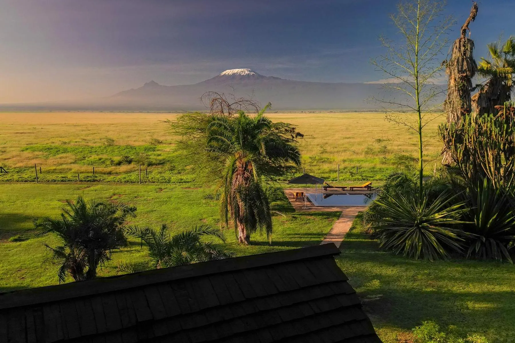 Property building in Kibo Villa Amboseli