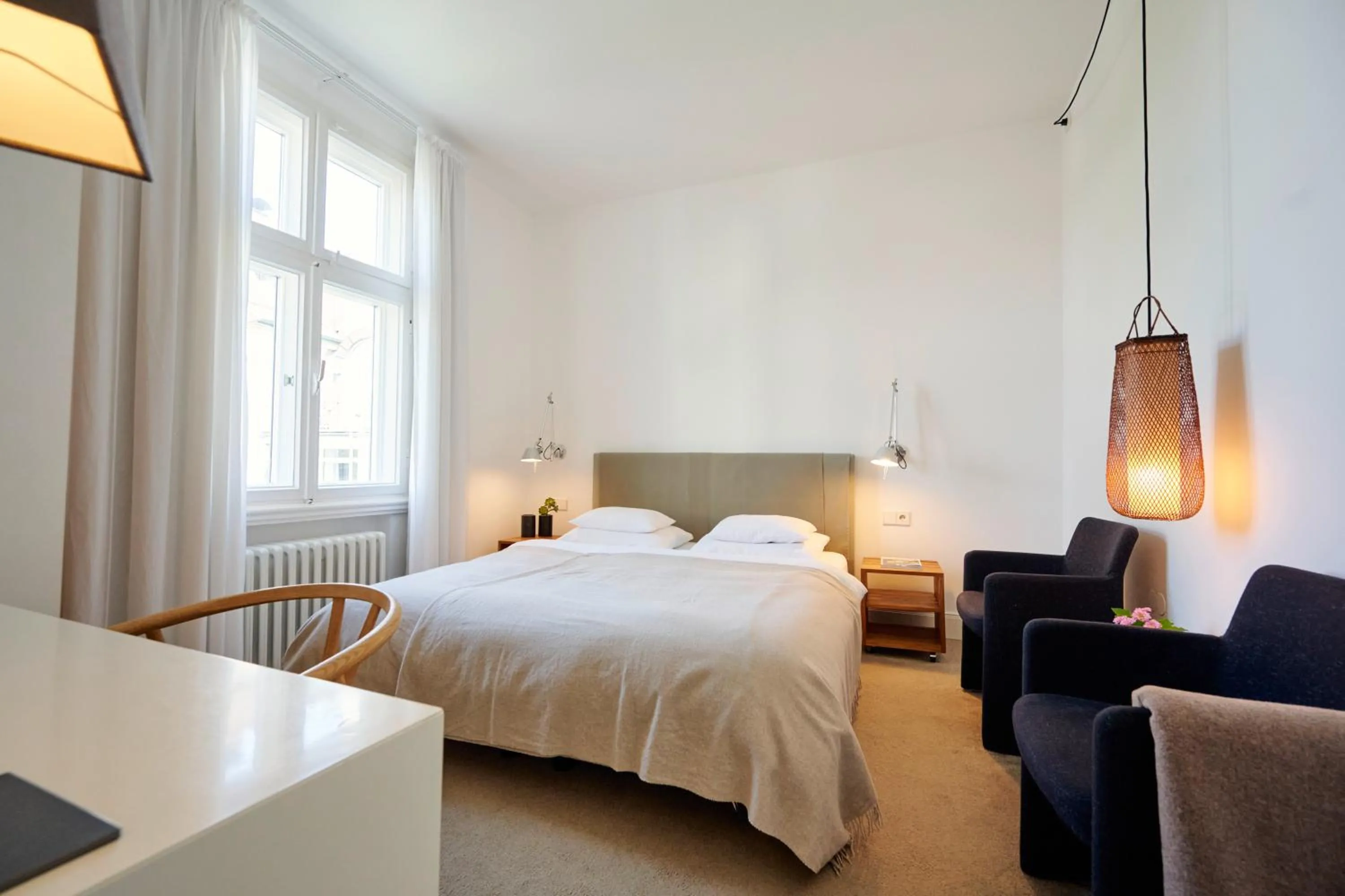 Photo of the whole room, Bed in Hotel Haus Norderney