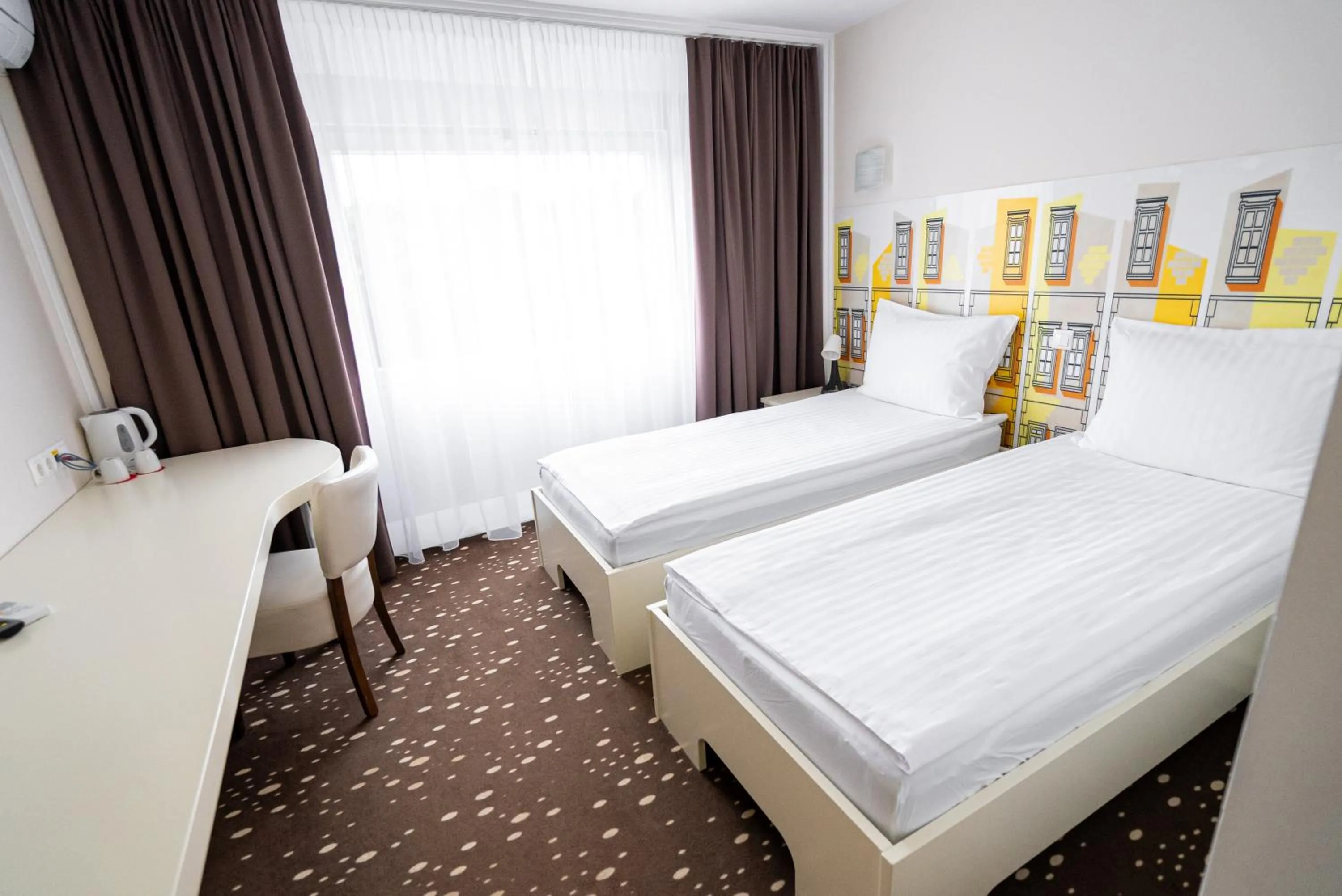 Bed in City Hotel Krško