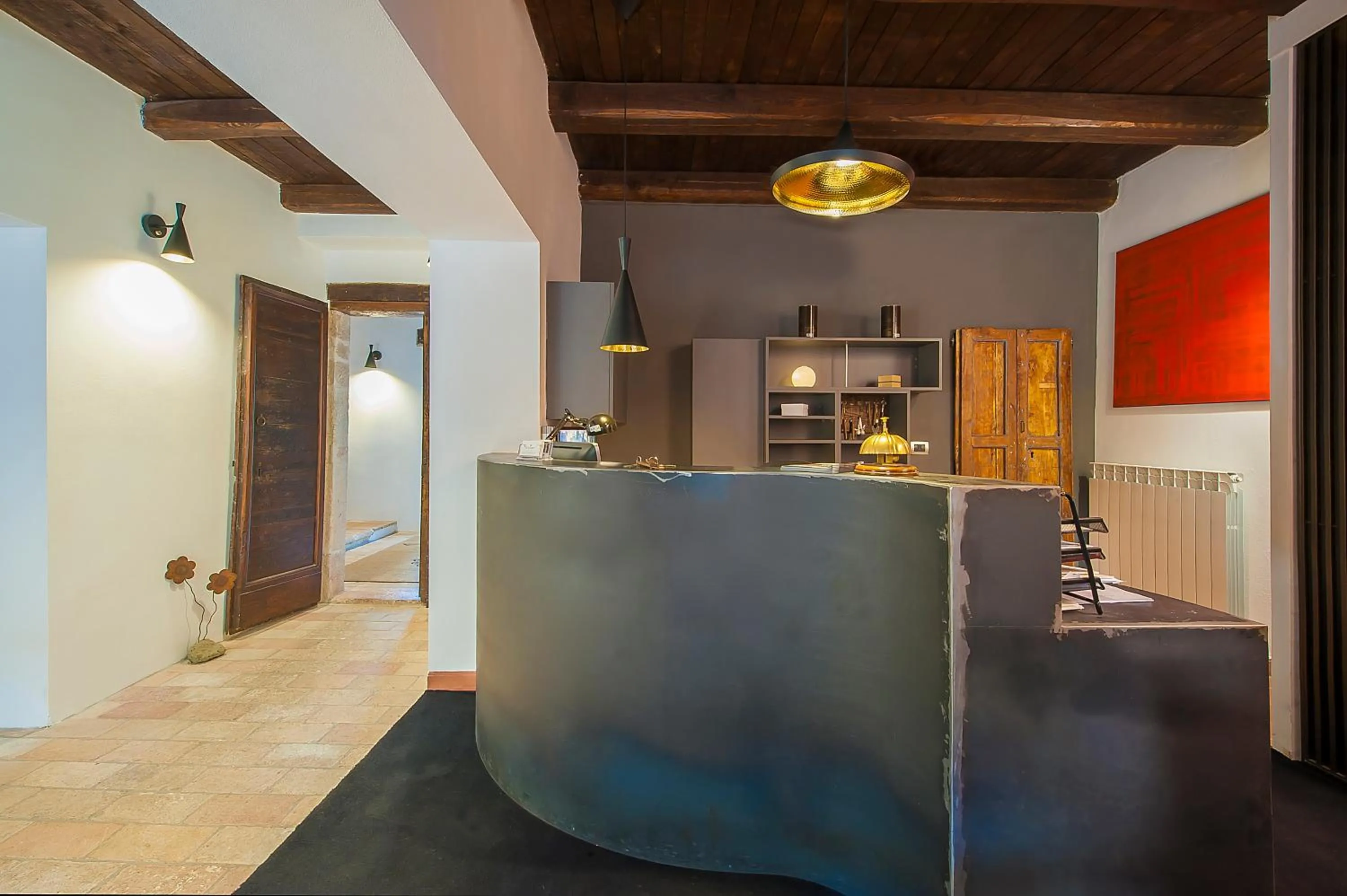 Lobby or reception in Convento di Acqua Premula