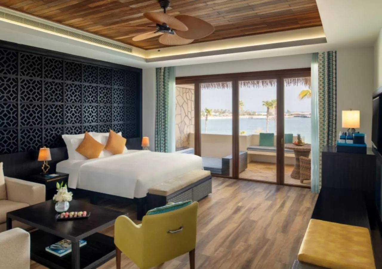 Sea view, Bed in Banana Island Resort Doha by Anantara