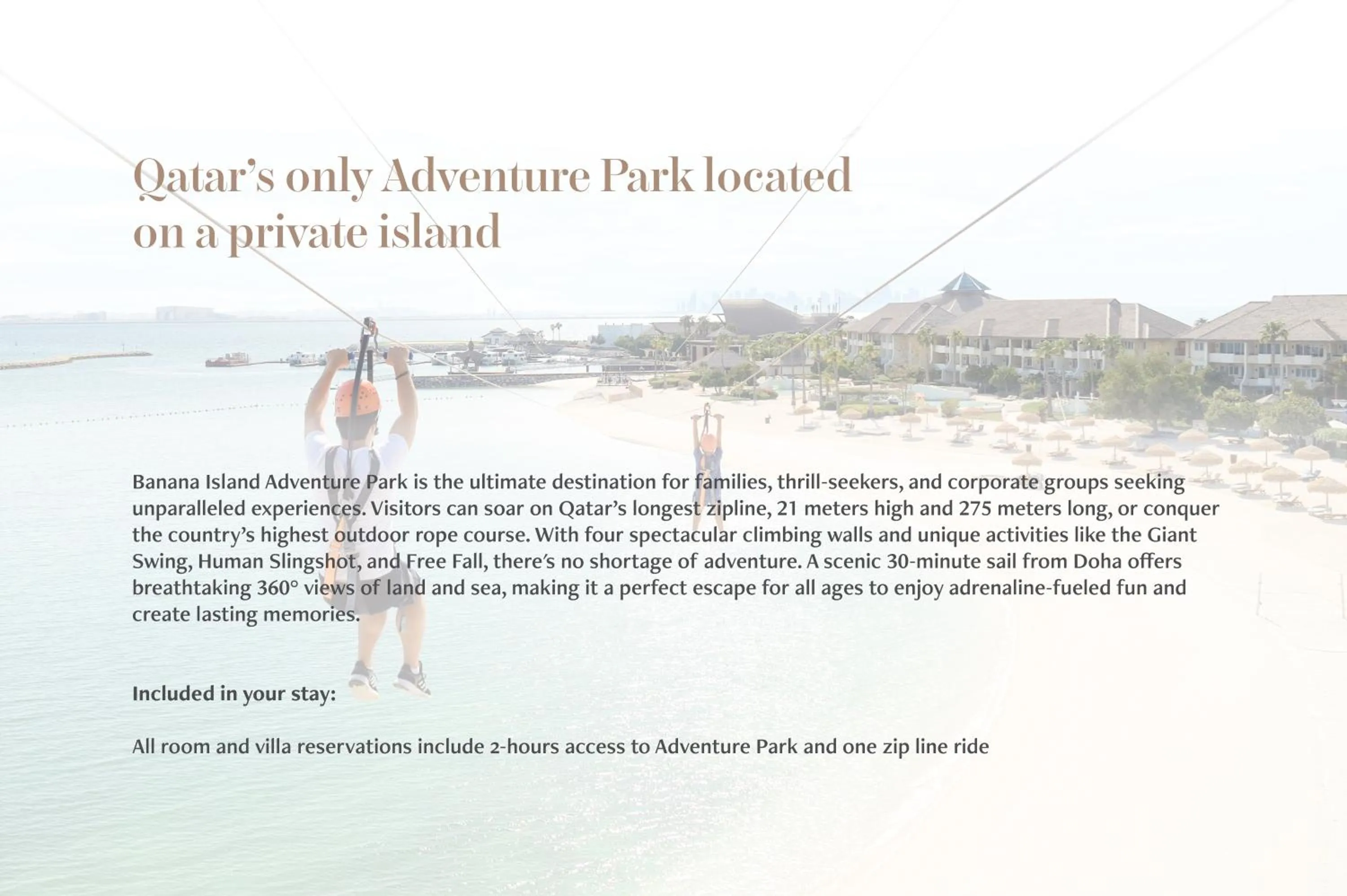 Activities in Banana Island Resort Doha by Anantara