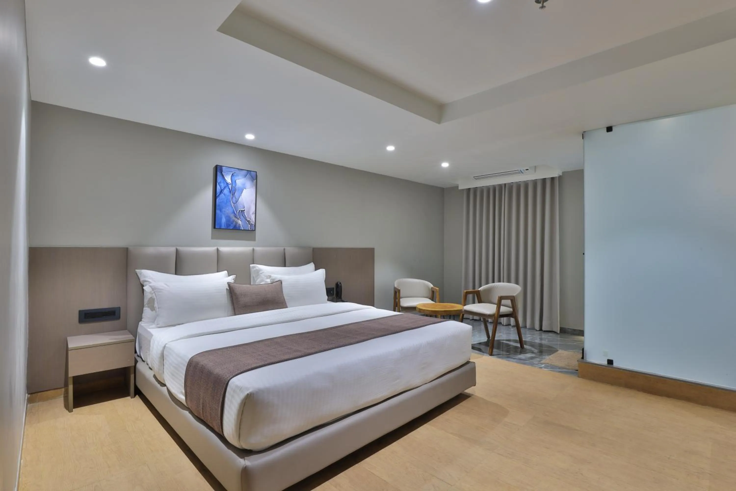 Bed in Hotel Shivashish