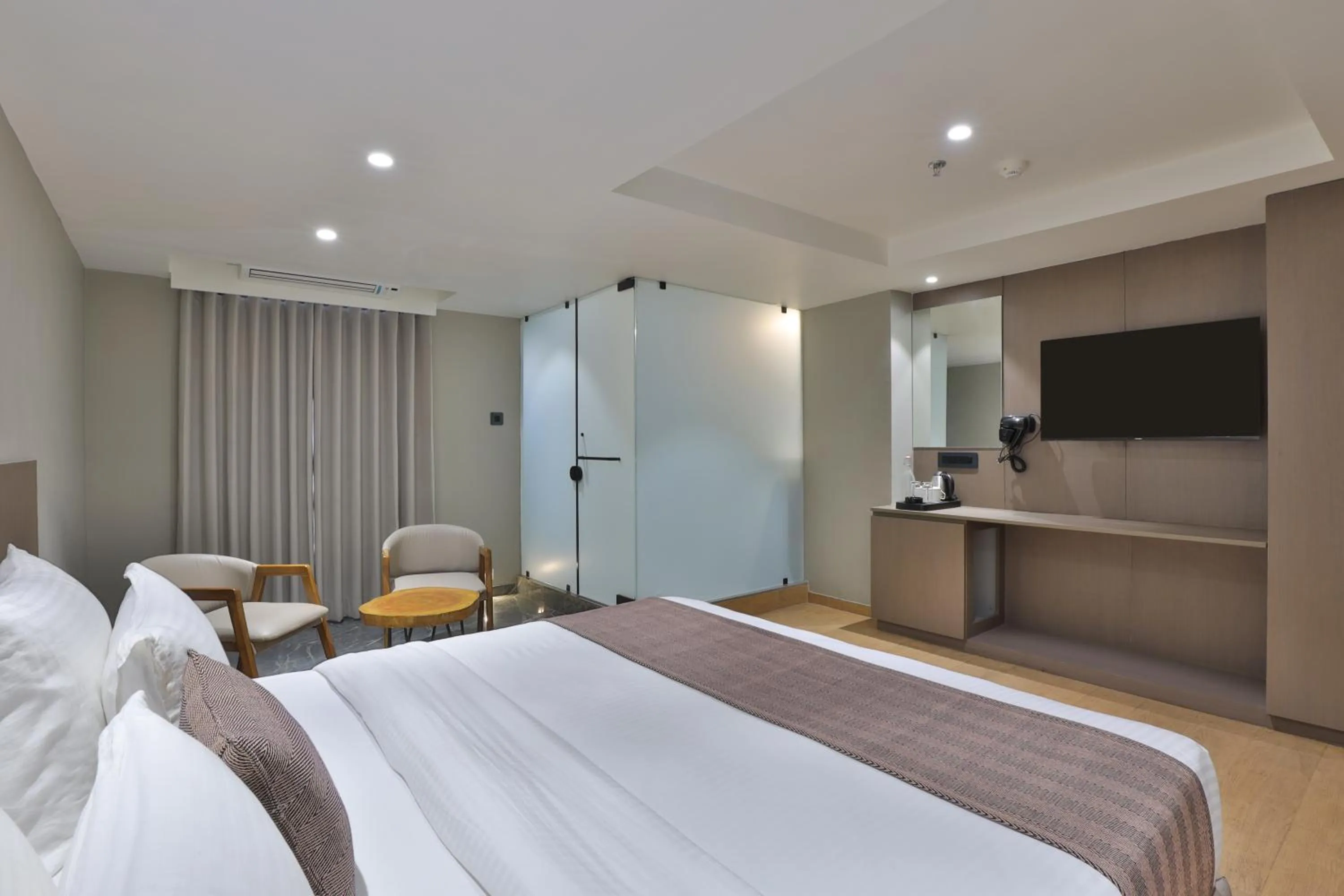 Bed in Hotel Shivashish