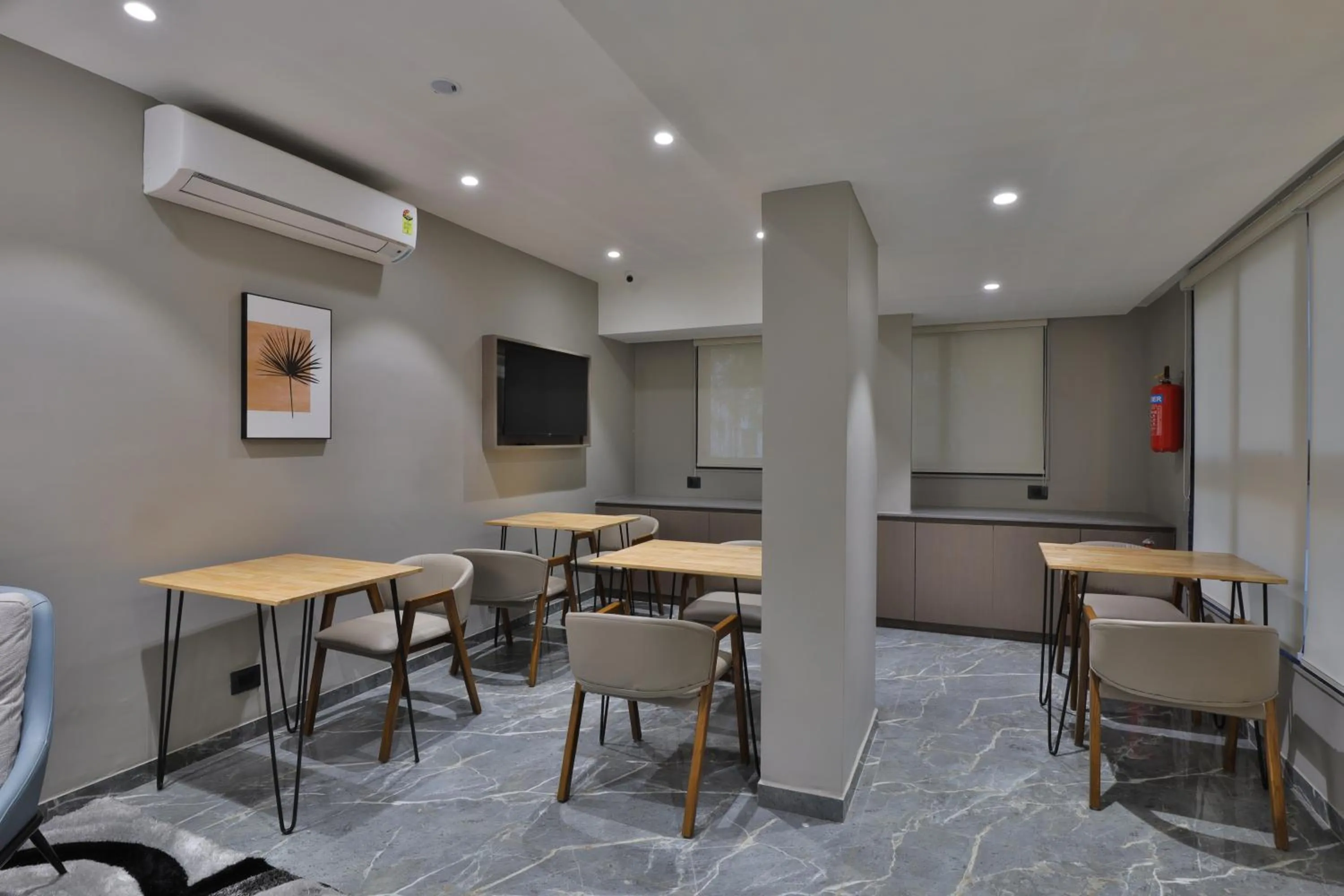 Dining area in Hotel Shivashish