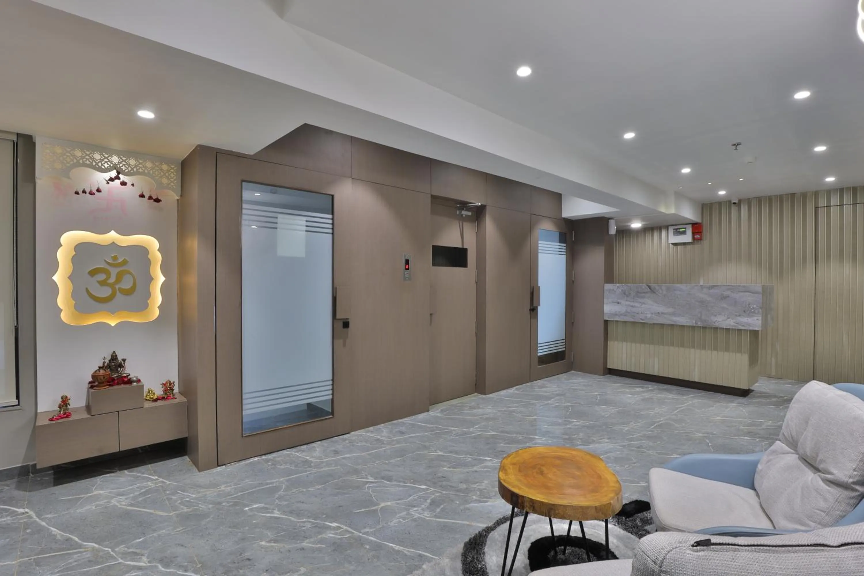 Lobby or reception in Hotel Shivashish