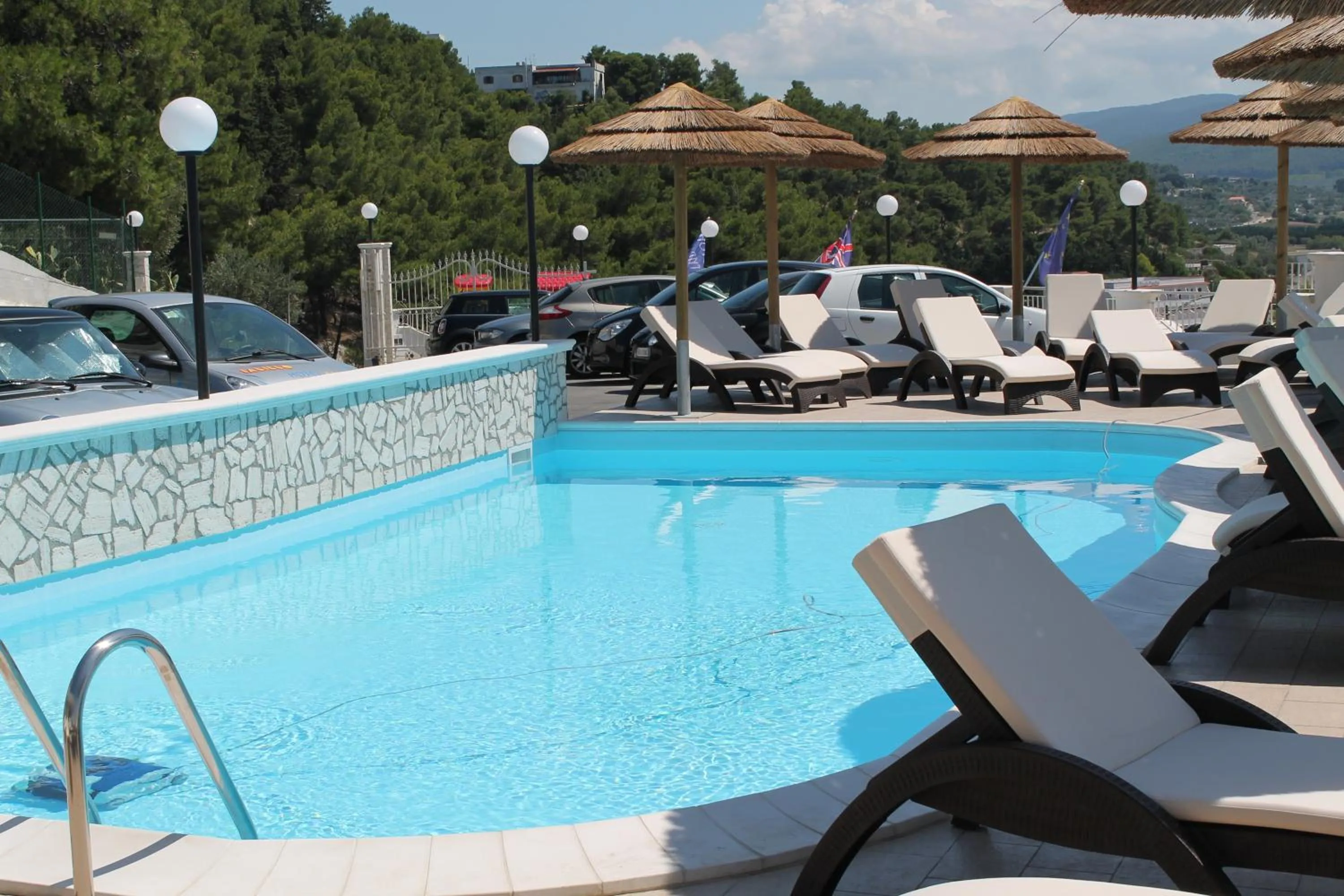 Pool view in Hotel Incanto