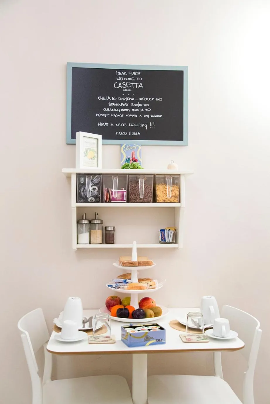 Breakfast in B&B Casetta Roma