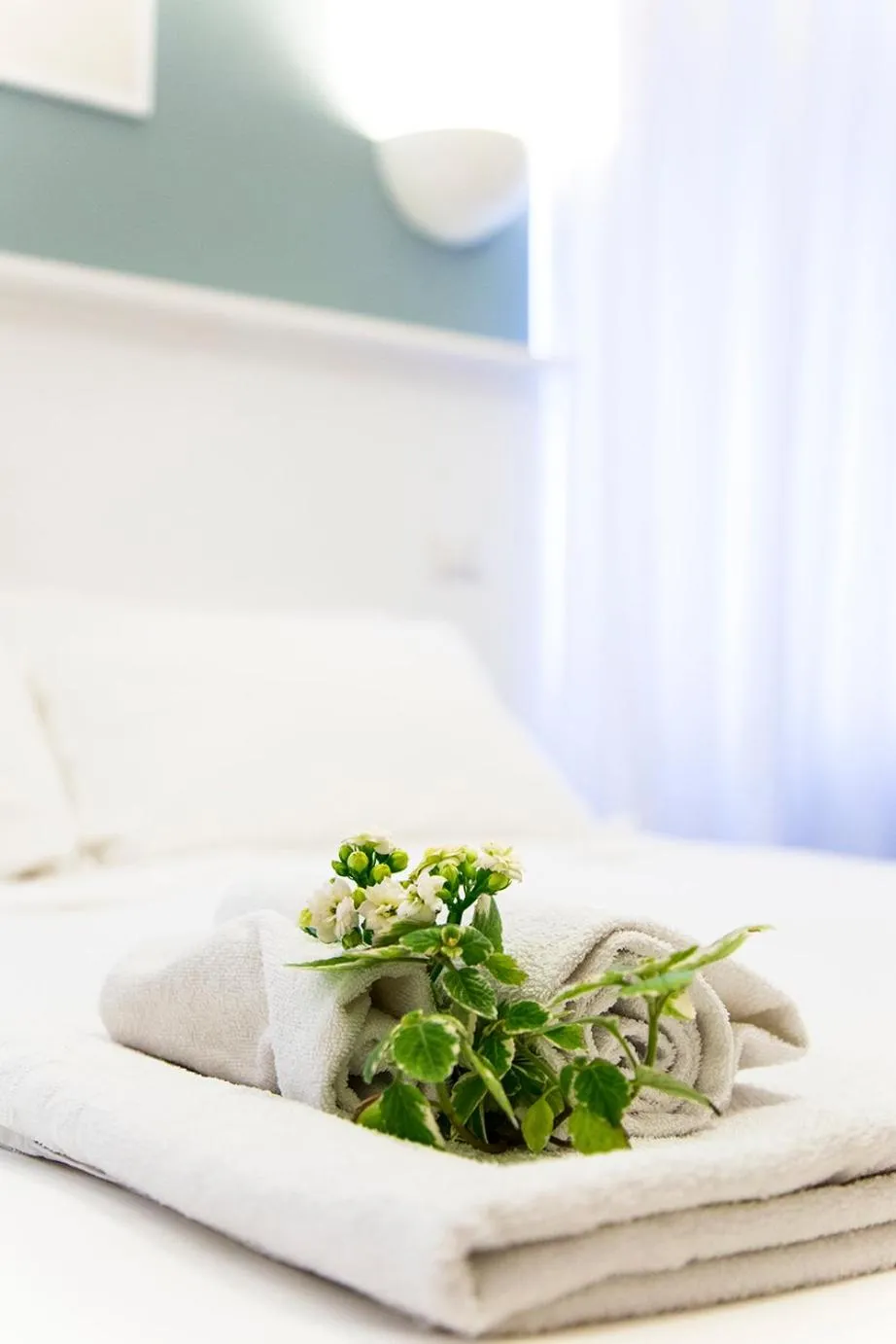 Decorative detail, Bed in B&B Casetta Roma