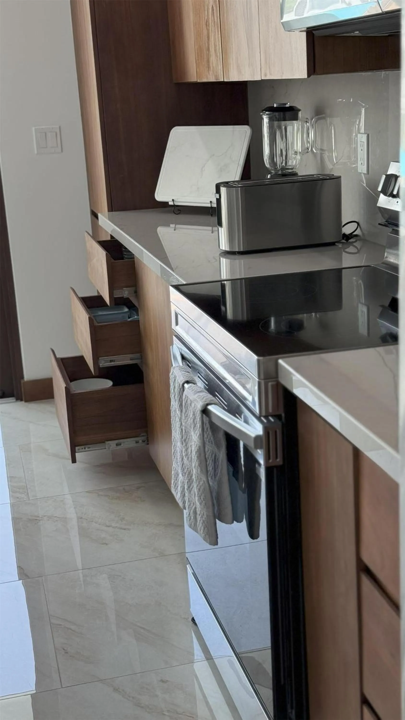 Kitchen or kitchenette in Acqua di Mare Resort