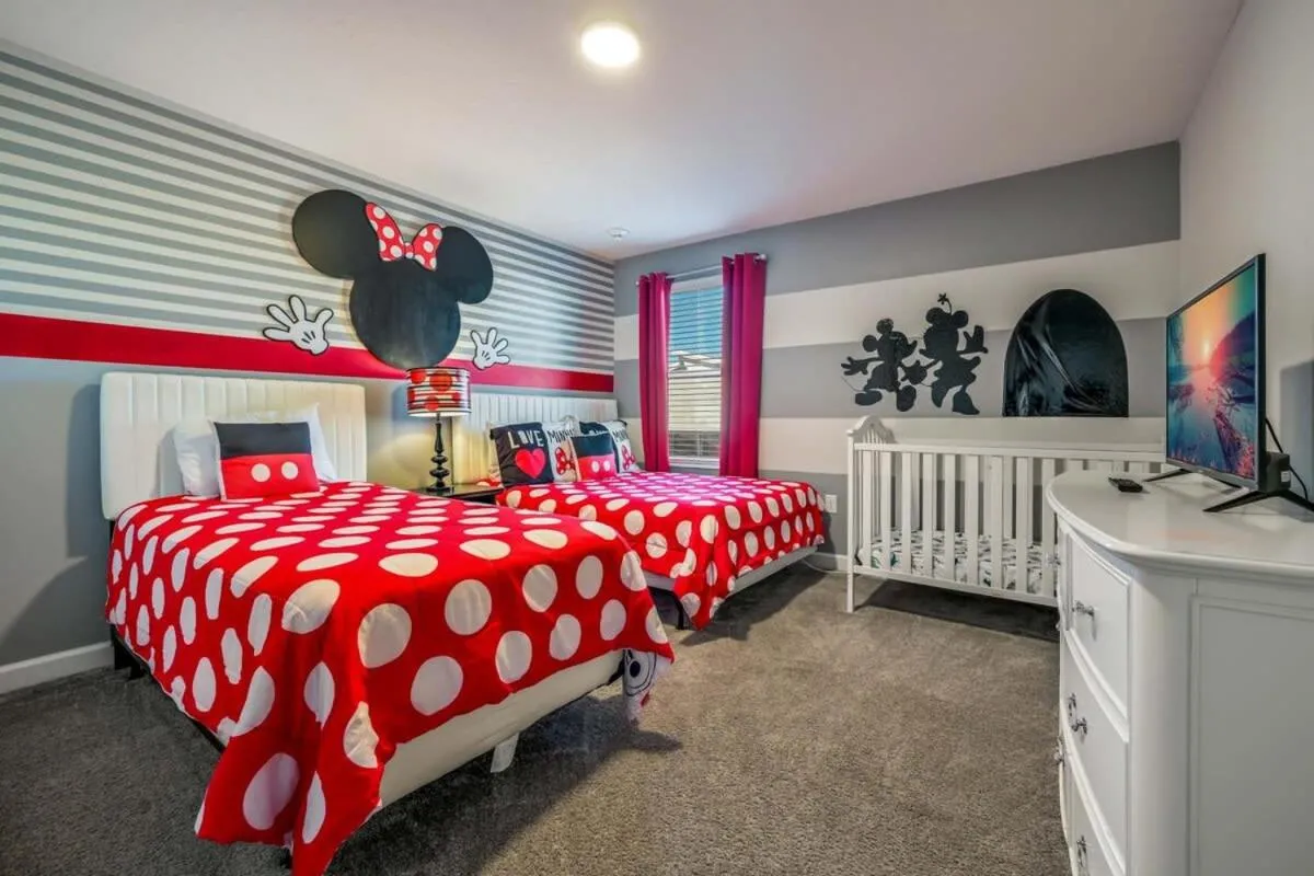 Bed in Family Paradise Space Themed Perfect Location