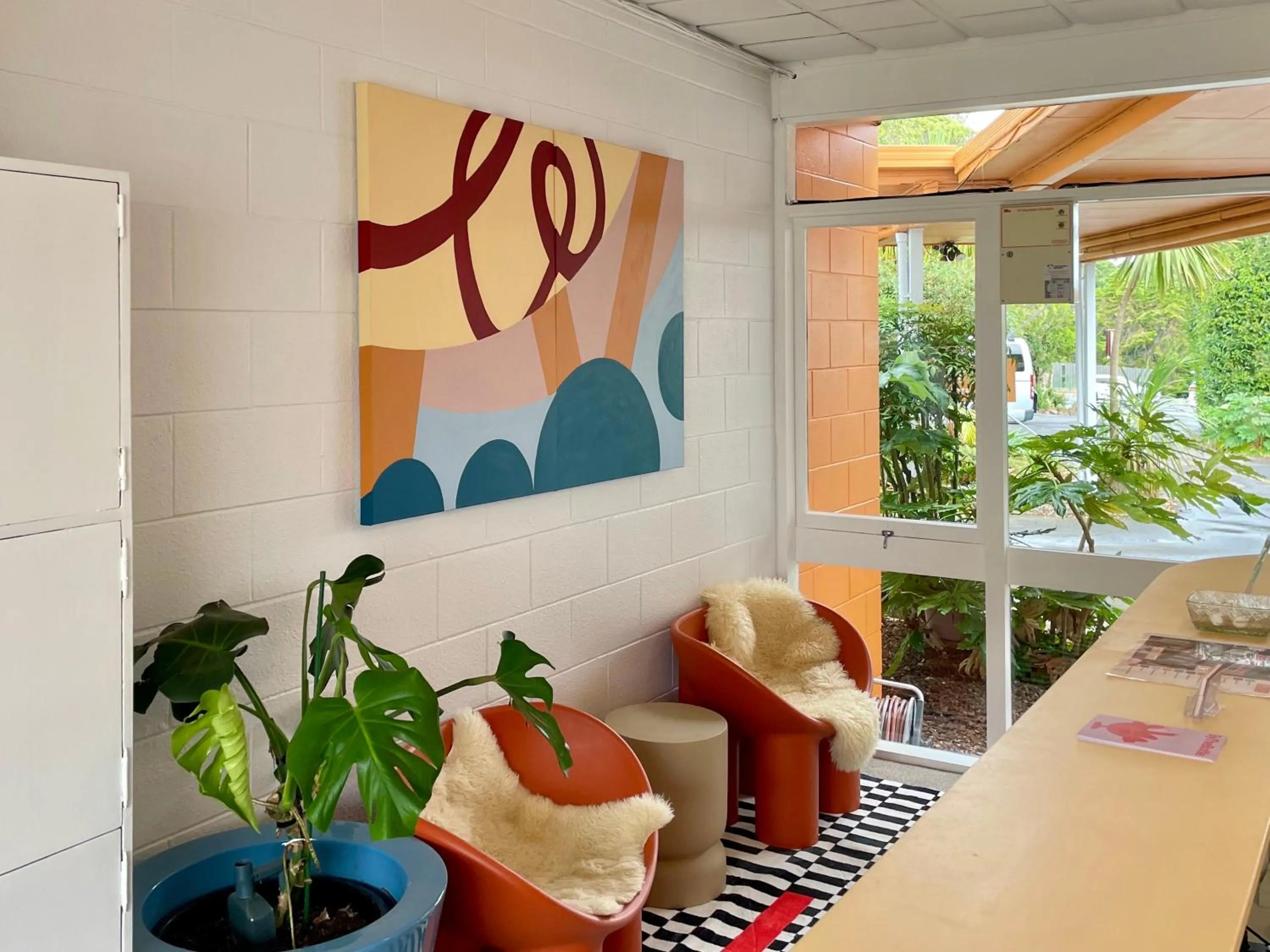 Lobby or reception in Mount Eden Motel