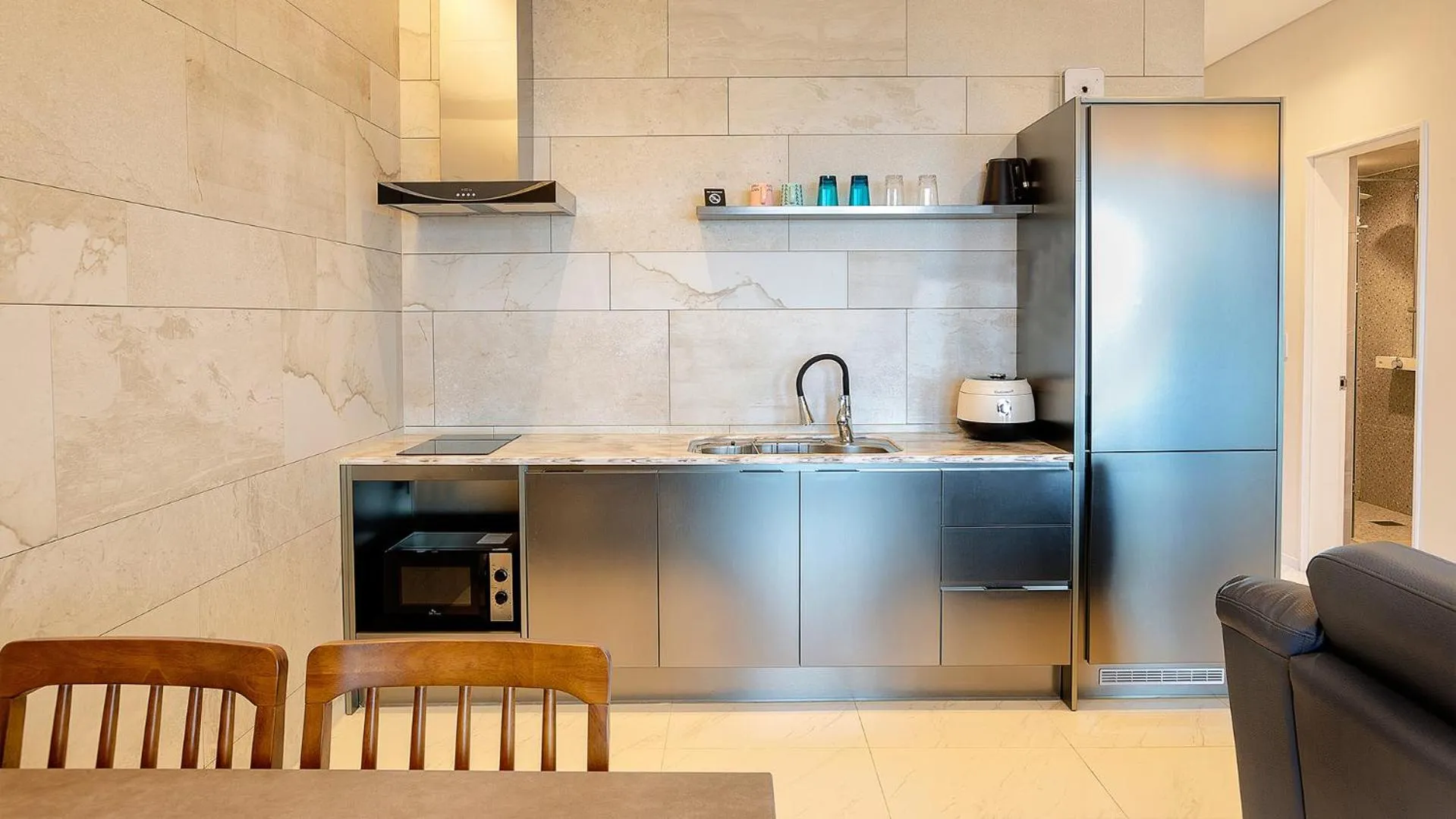 Kitchen or kitchenette in Ganghwa Elijah Resort