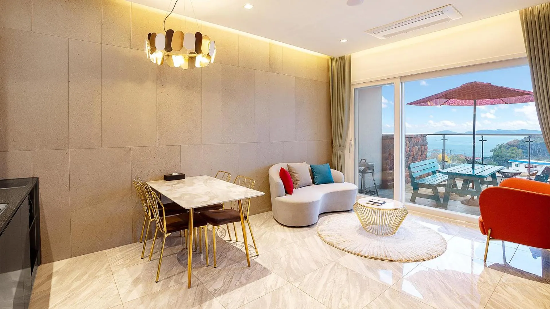 Living room in Ganghwa Elijah Resort