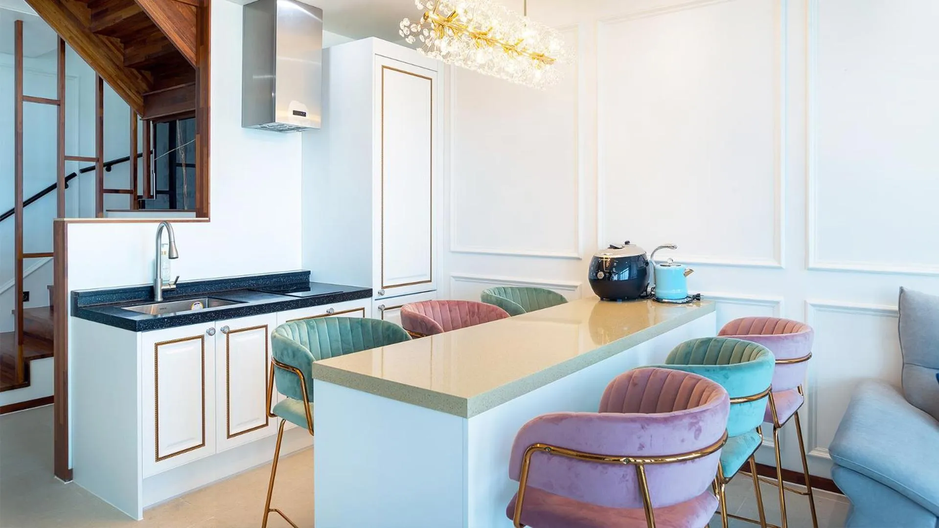 Kitchen or kitchenette in Ganghwa Elijah Resort