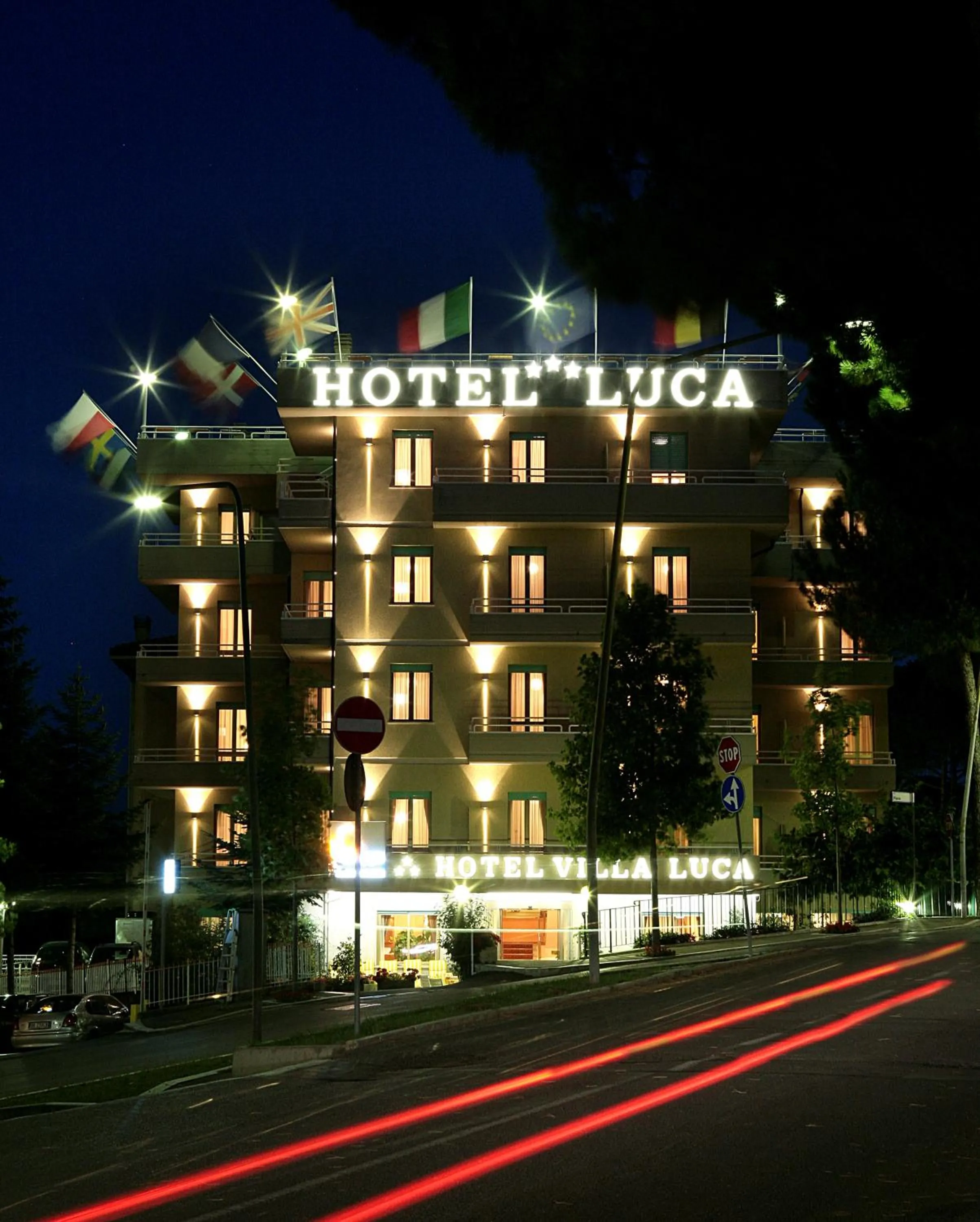 Facade/entrance in Hotel Villa Luca