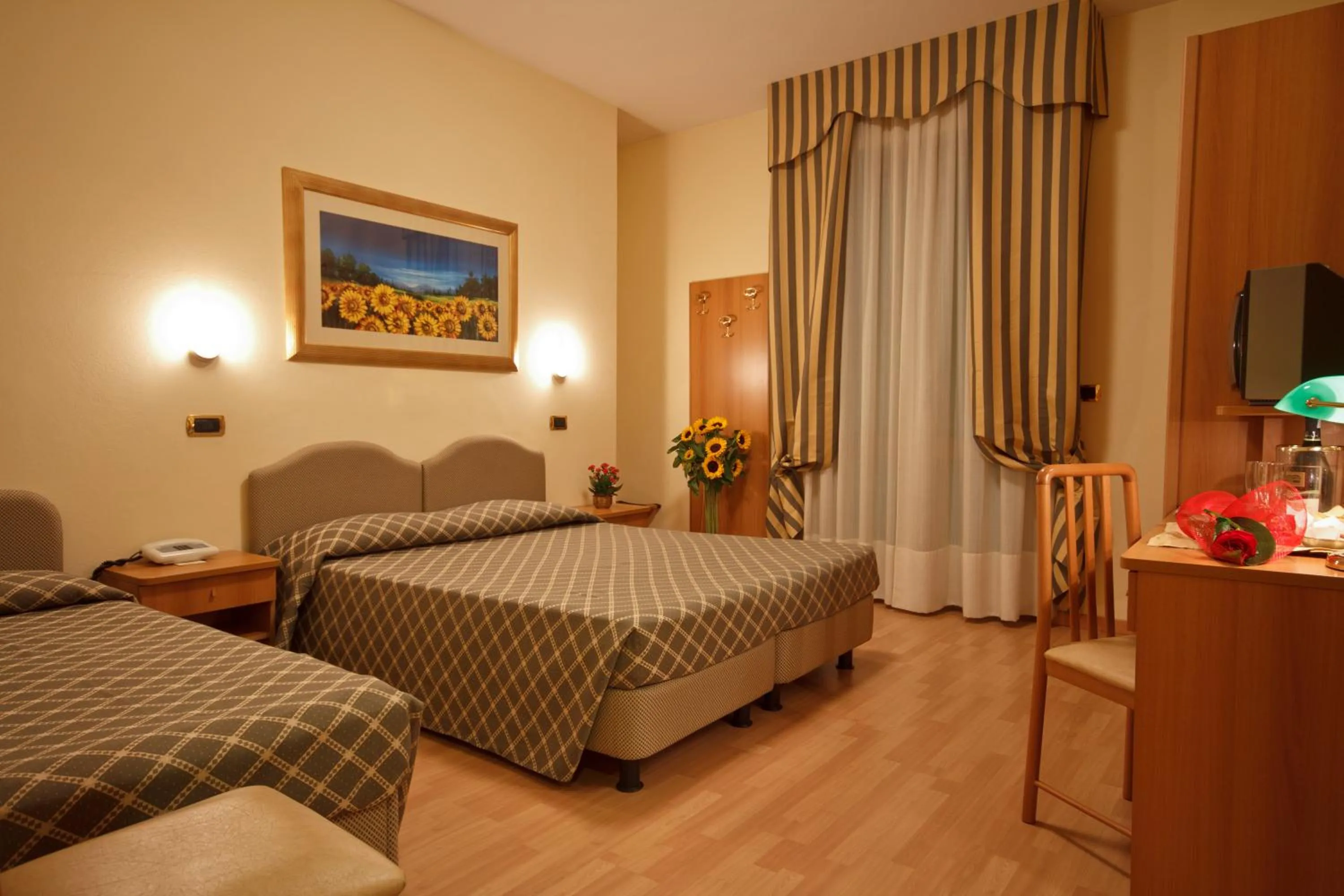 Bed in Hotel Villa Luca