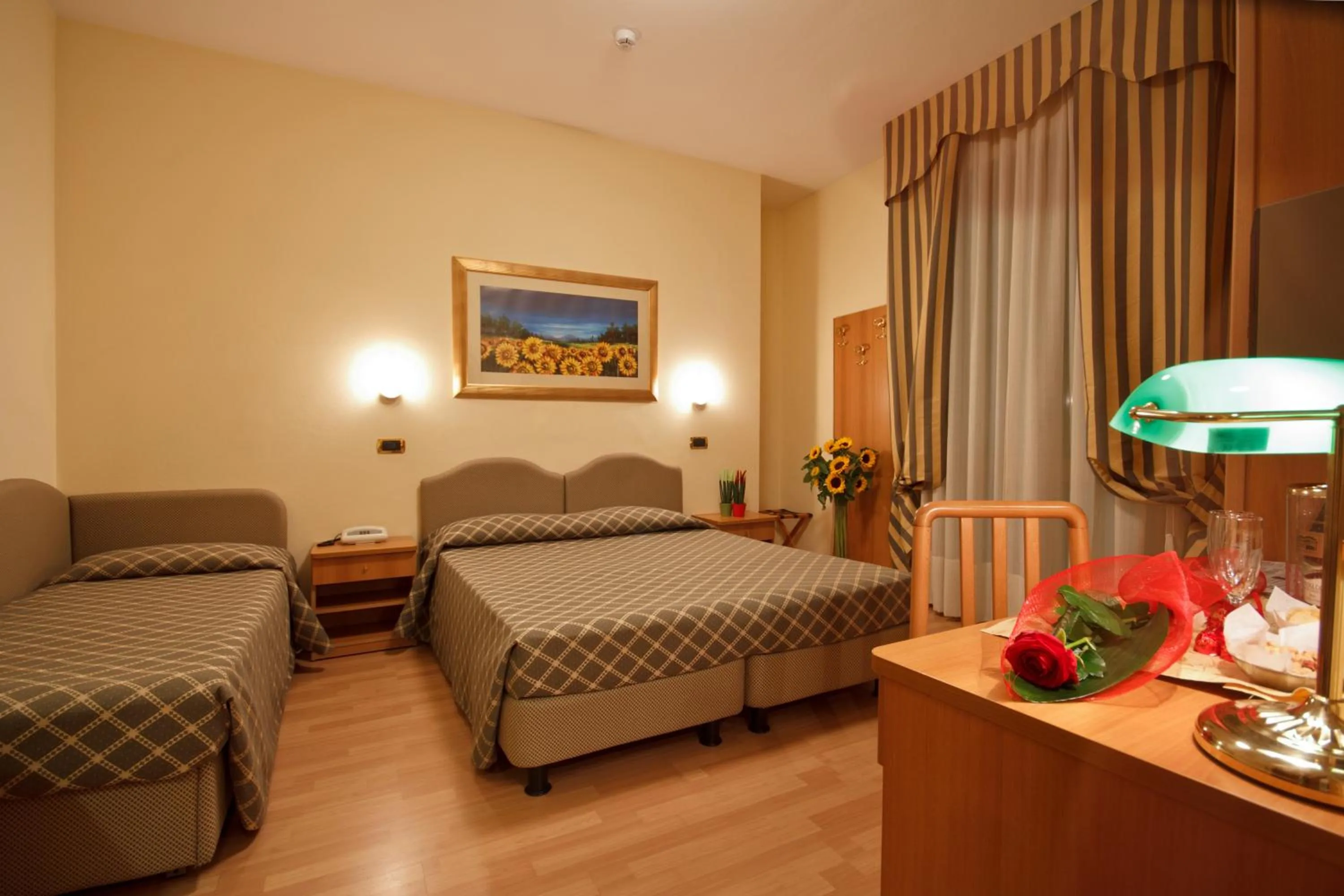 Bed in Hotel Villa Luca