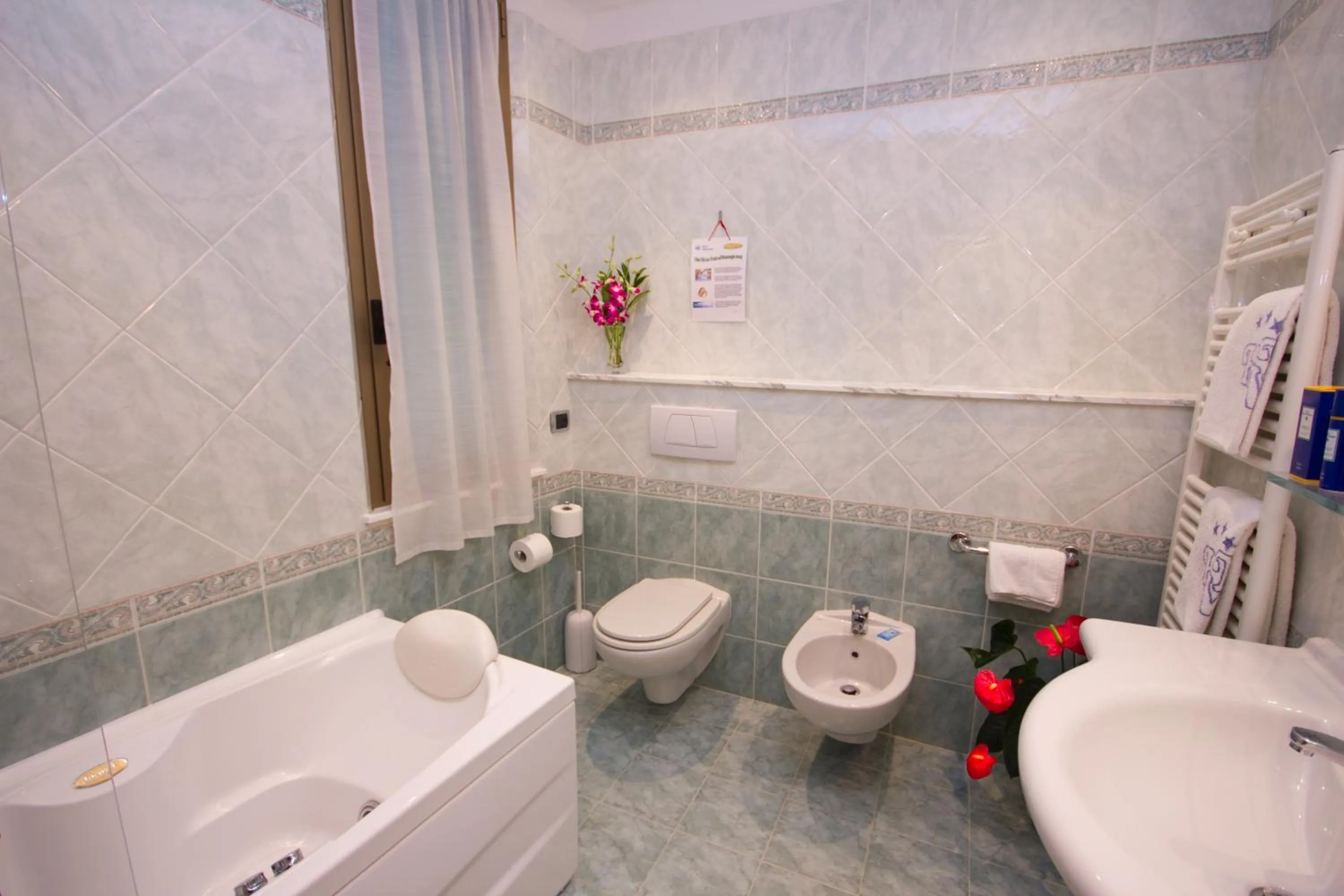 Toilet in Hotel Villa Luca