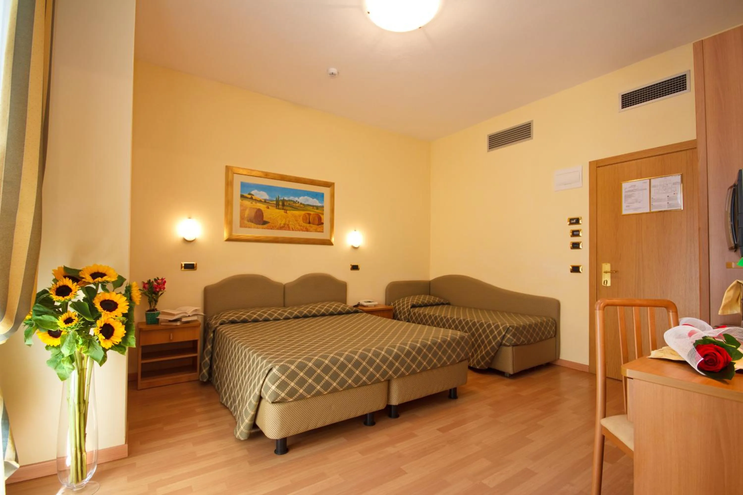 Bed in Hotel Villa Luca