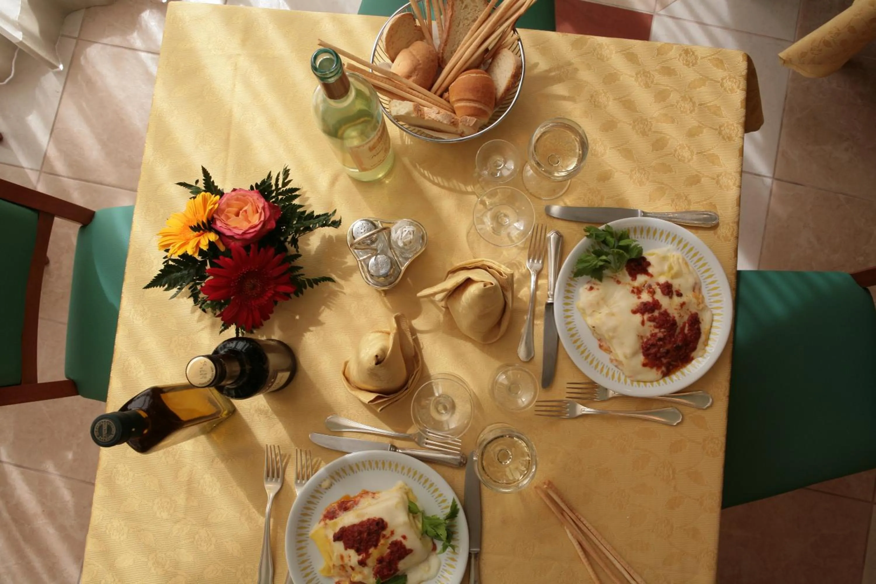Food close-up in Hotel Villa Luca