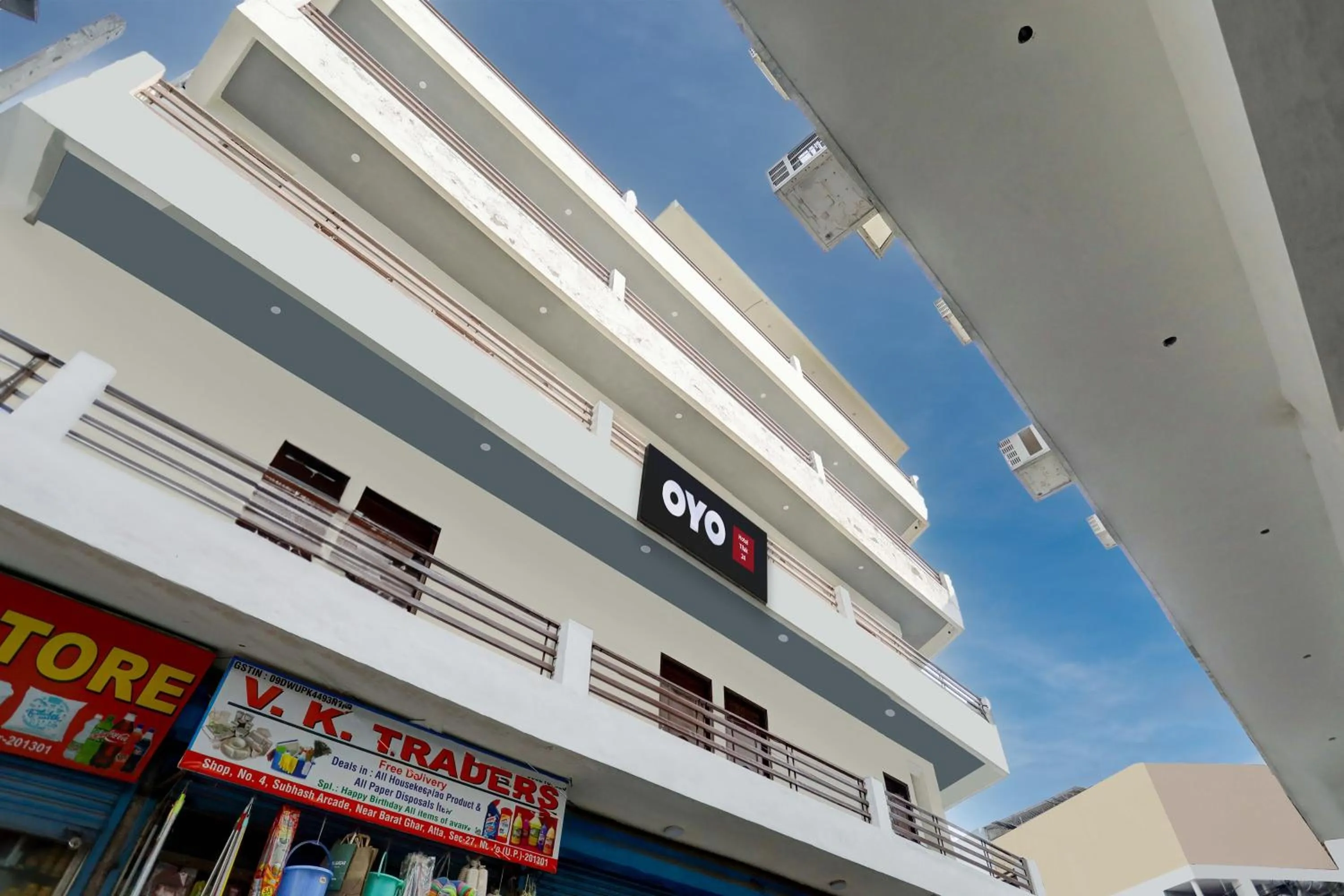 Facade/entrance in Hotel O Tilak hotel 24 Sector 27 Near by Vinayak Hospital Gali no-6