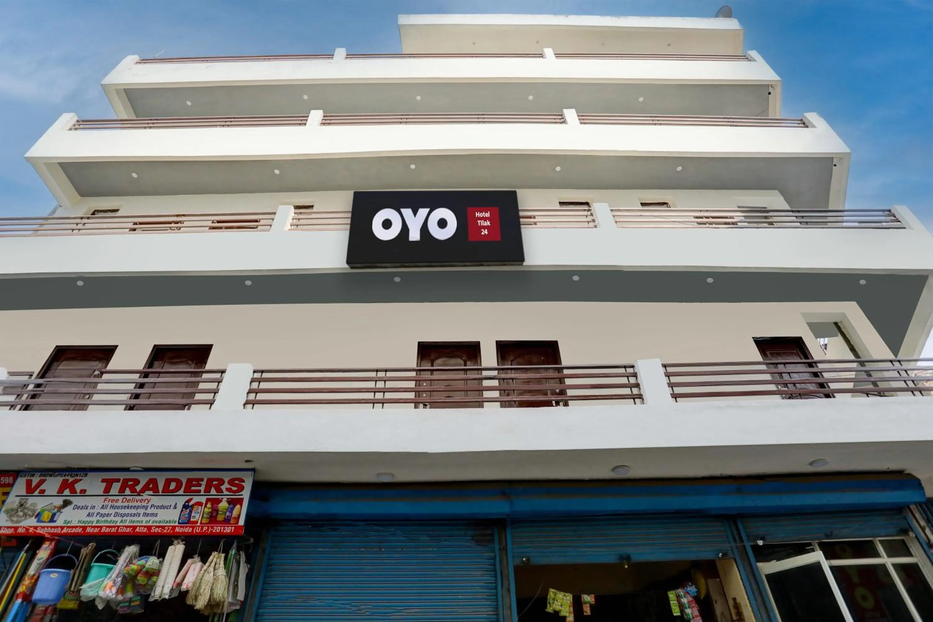 Facade/entrance in Hotel O Tilak hotel 24 Sector 27 Near by Vinayak Hospital Gali no-6
