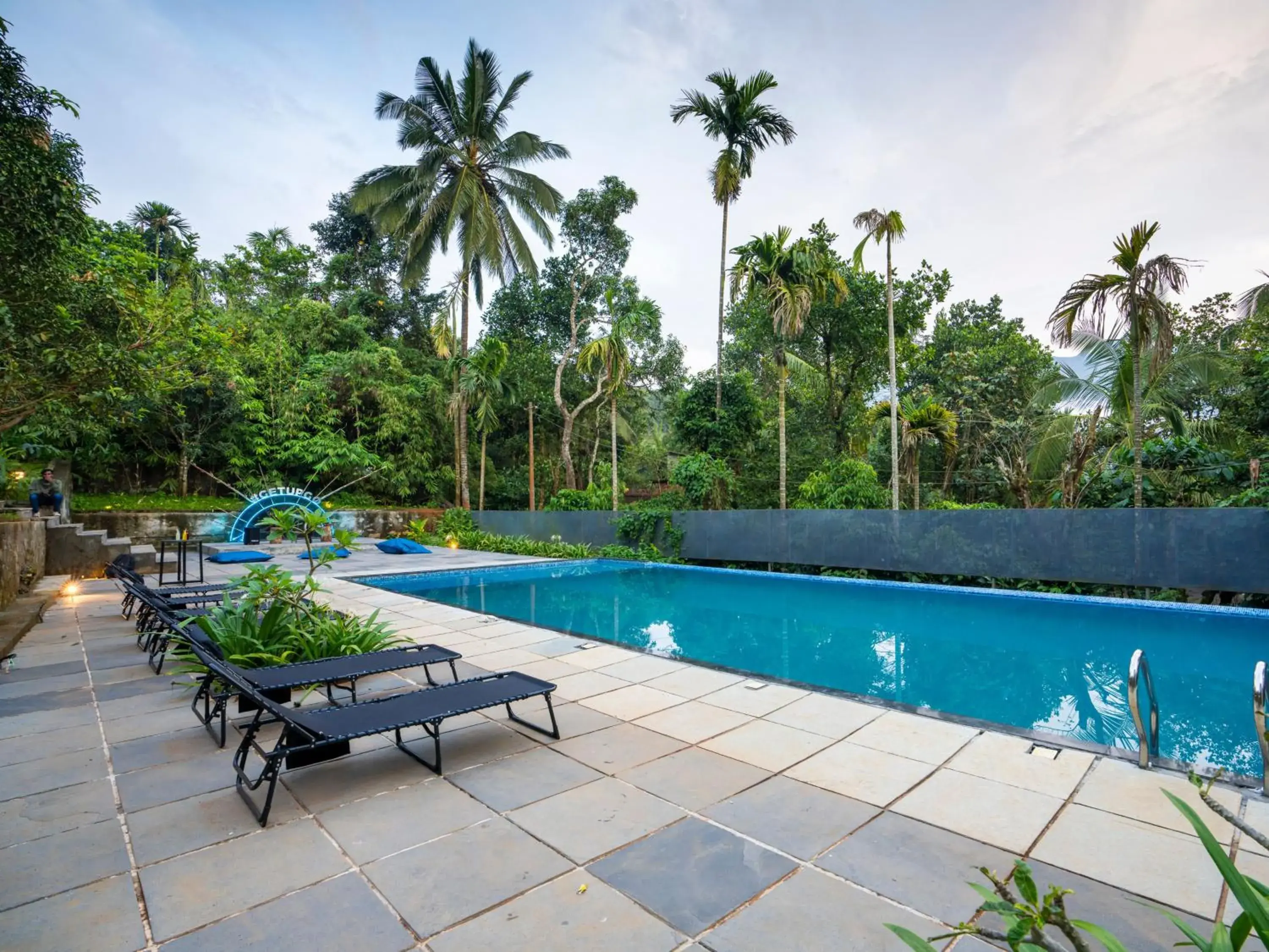 Swimming pool in The Hosteller Wayanad, Vythiri Swimming pool in The Hosteller Wayanad, Vythiri