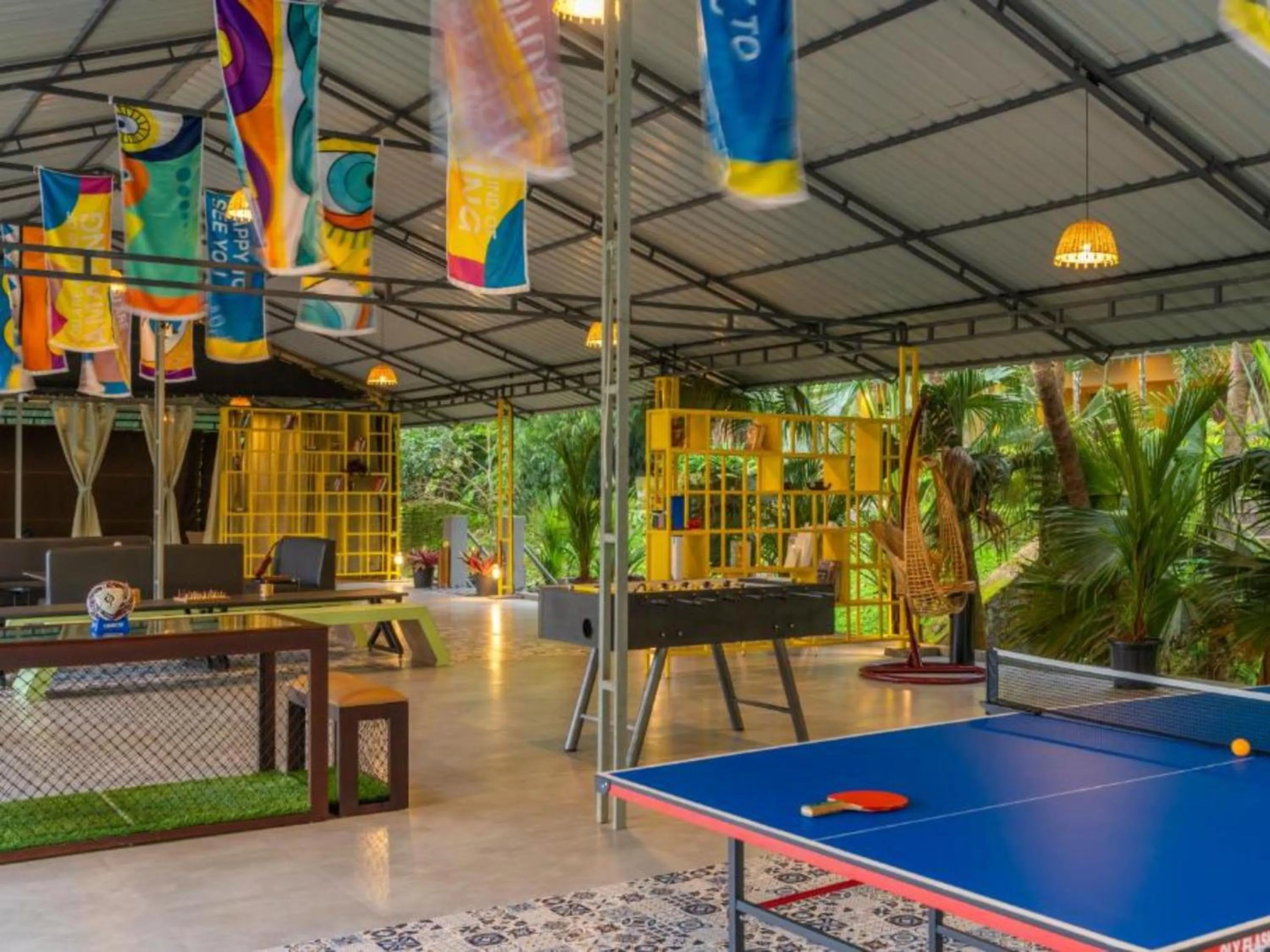 Table tennis in The Hosteller Wayanad, Vythiri