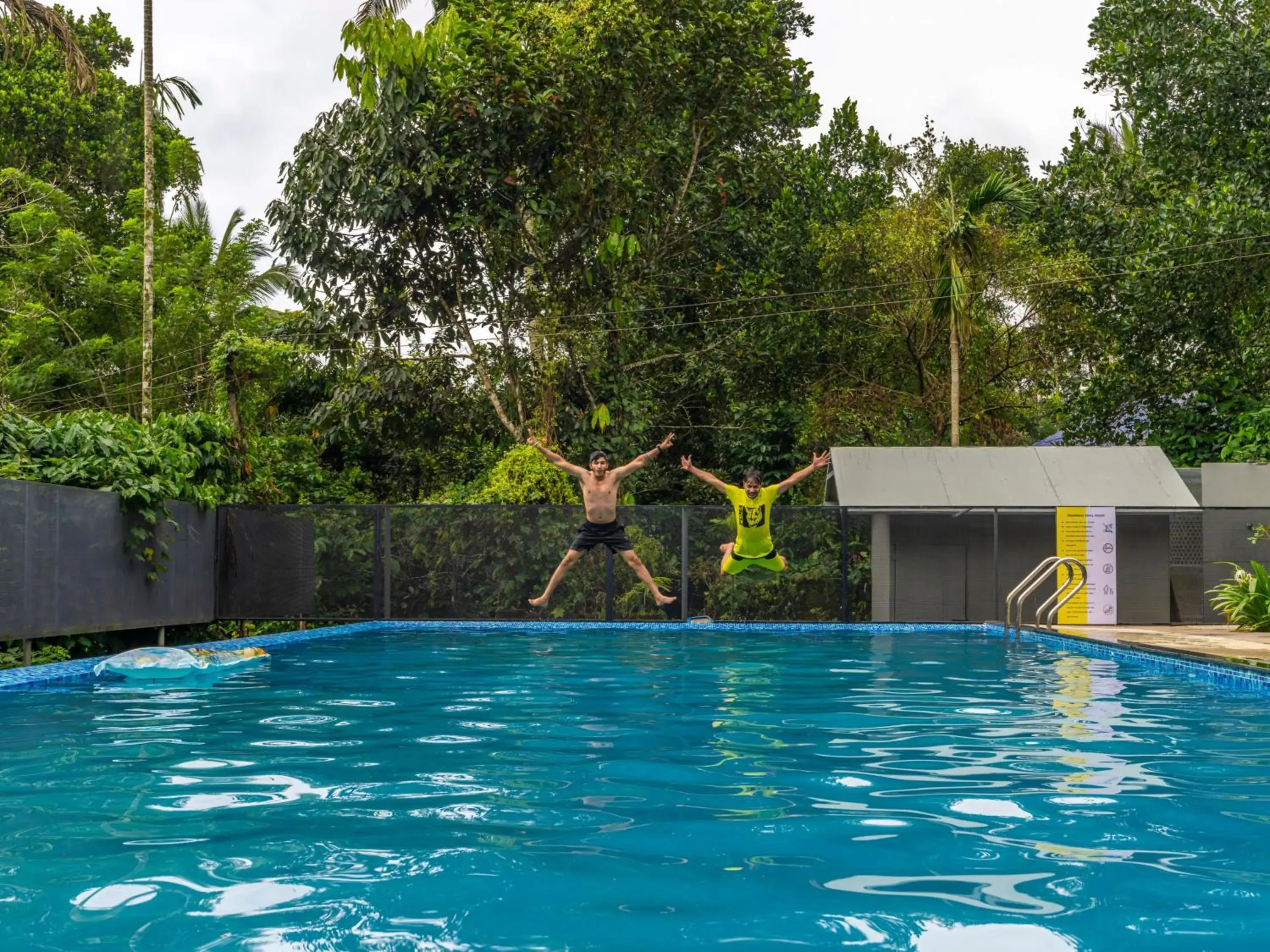 Swimming pool in The Hosteller Wayanad, Vythiri Swimming pool in The Hosteller Wayanad, Vythiri
