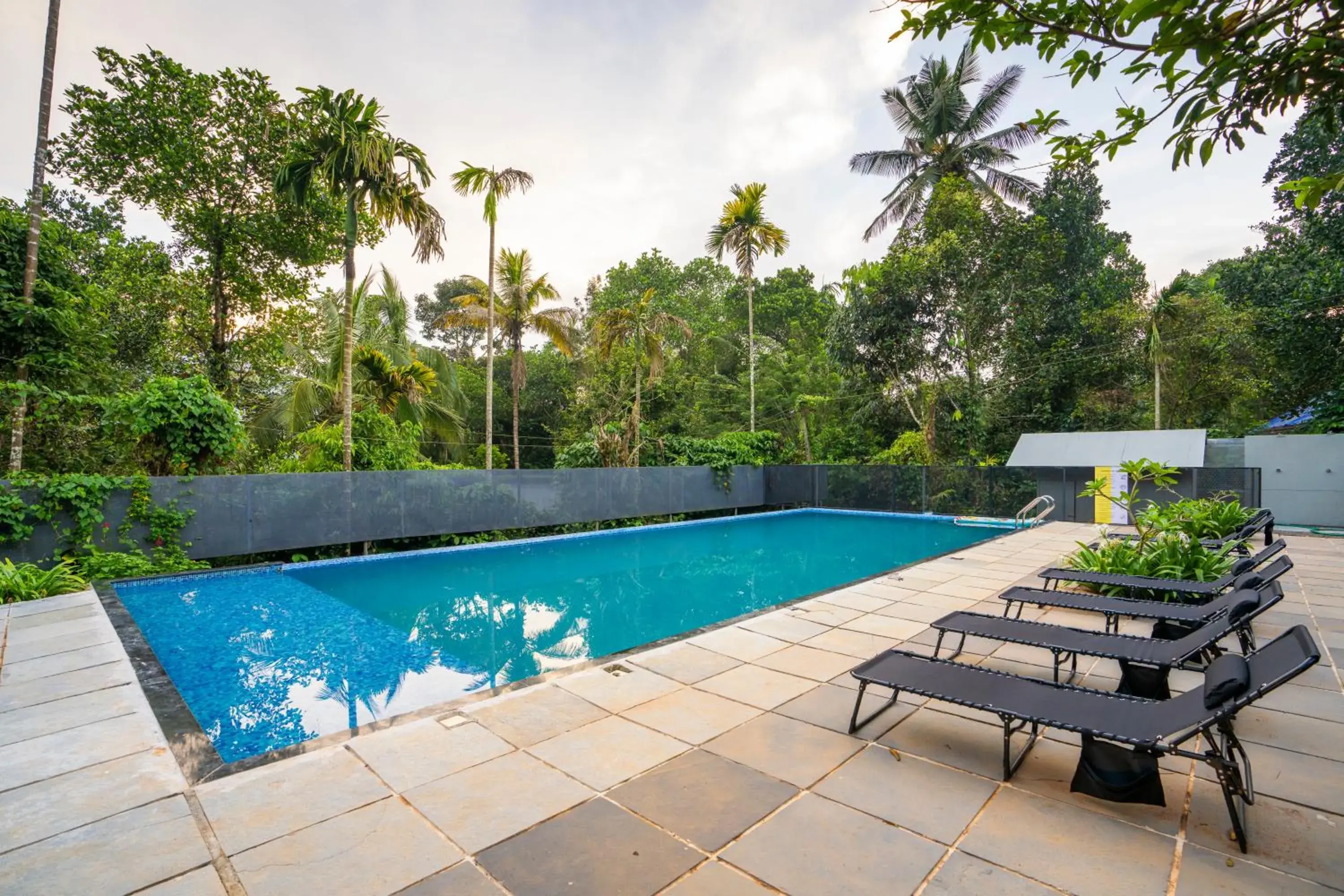 Swimming pool in The Hosteller Wayanad, Vythiri Swimming pool in The Hosteller Wayanad, Vythiri