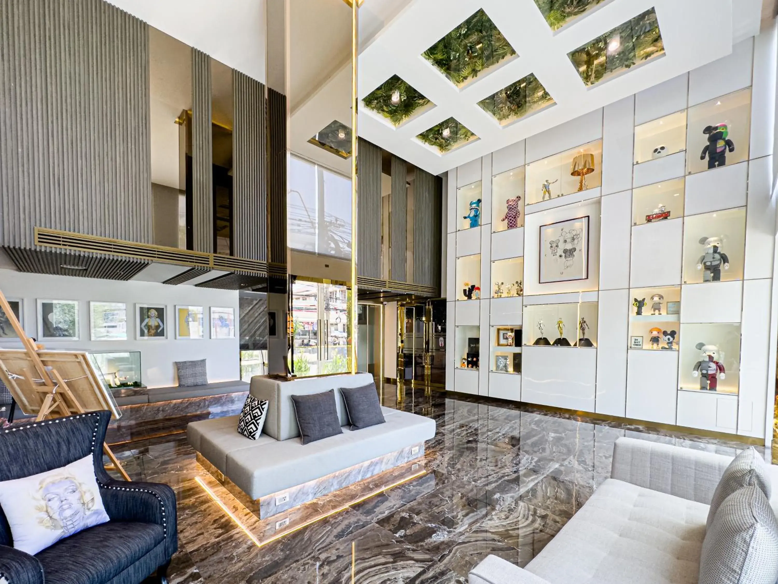 Lobby or reception in Frame Hotel Bangkok Lobby or reception in Frame Hotel Bangkok