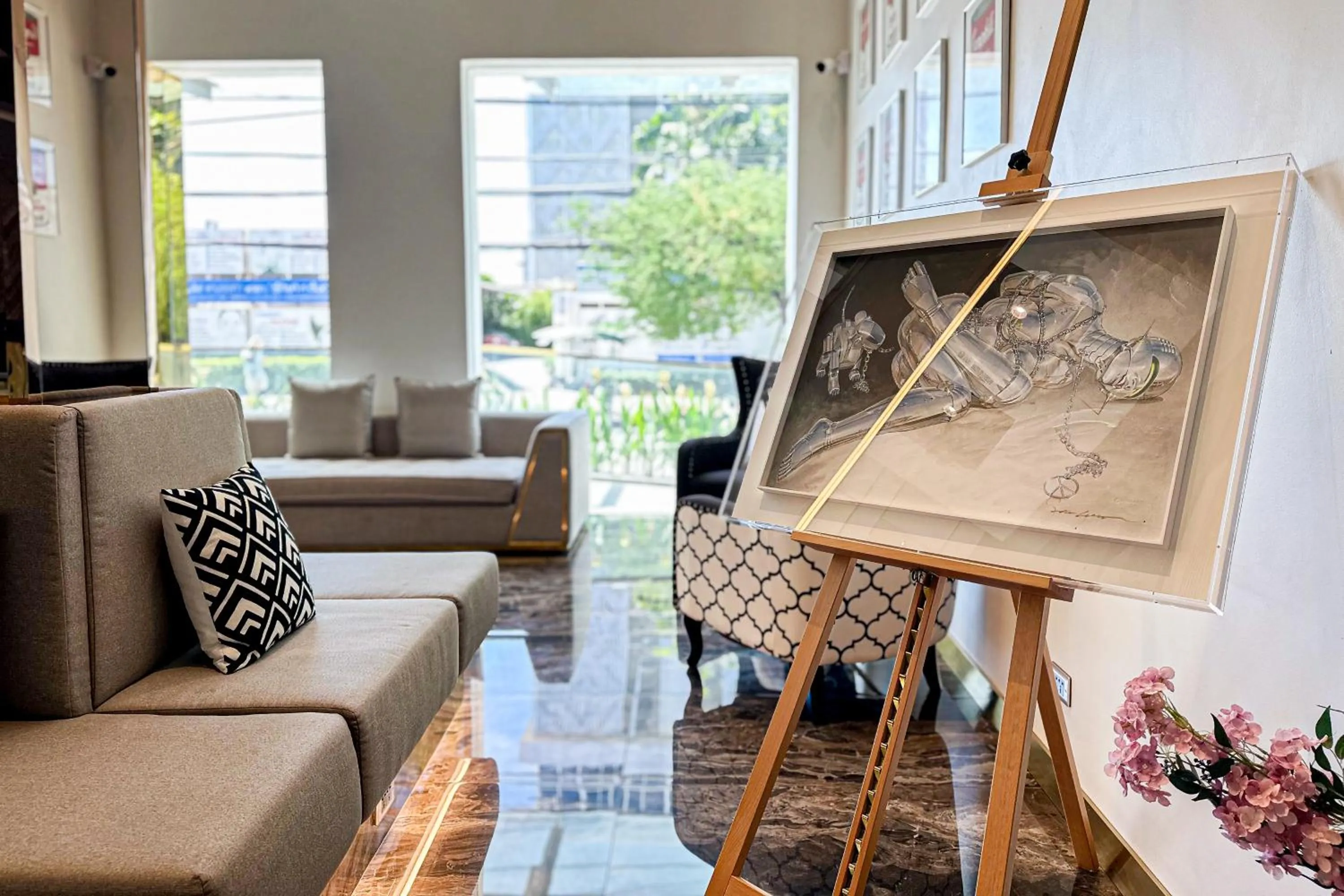 Lobby or reception in Frame Hotel Bangkok